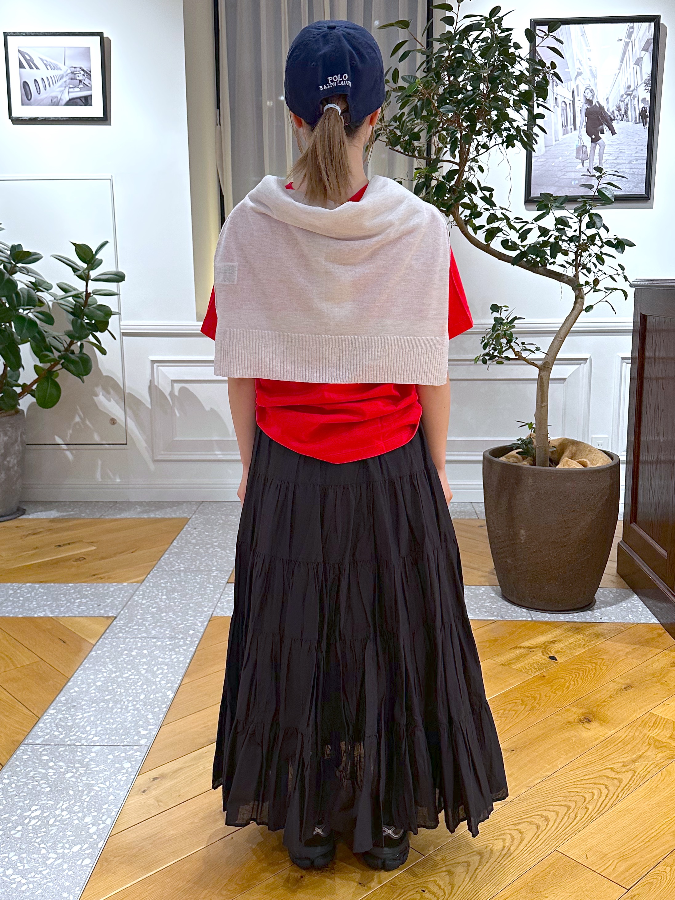 なべこさんの「DRESSTERIOR｜【接触冷感/UVカット】ウォッシャブル スピンコットン カーディガン」を使ったコーディネート