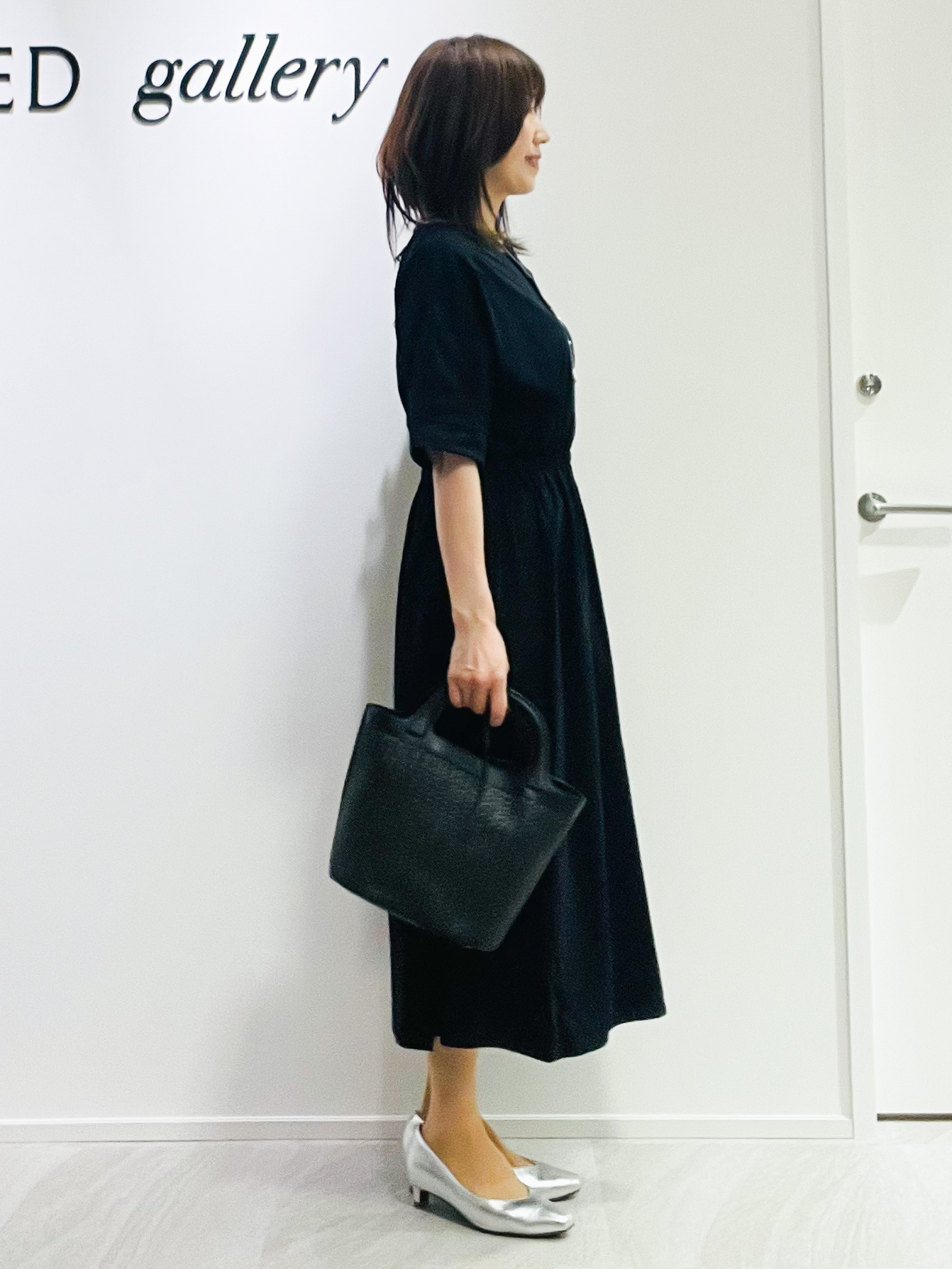 めいさんの「UNTITLED｜【UVカット／接触冷感】ドルマン袖ジャージワンピース」を使ったコーディネート