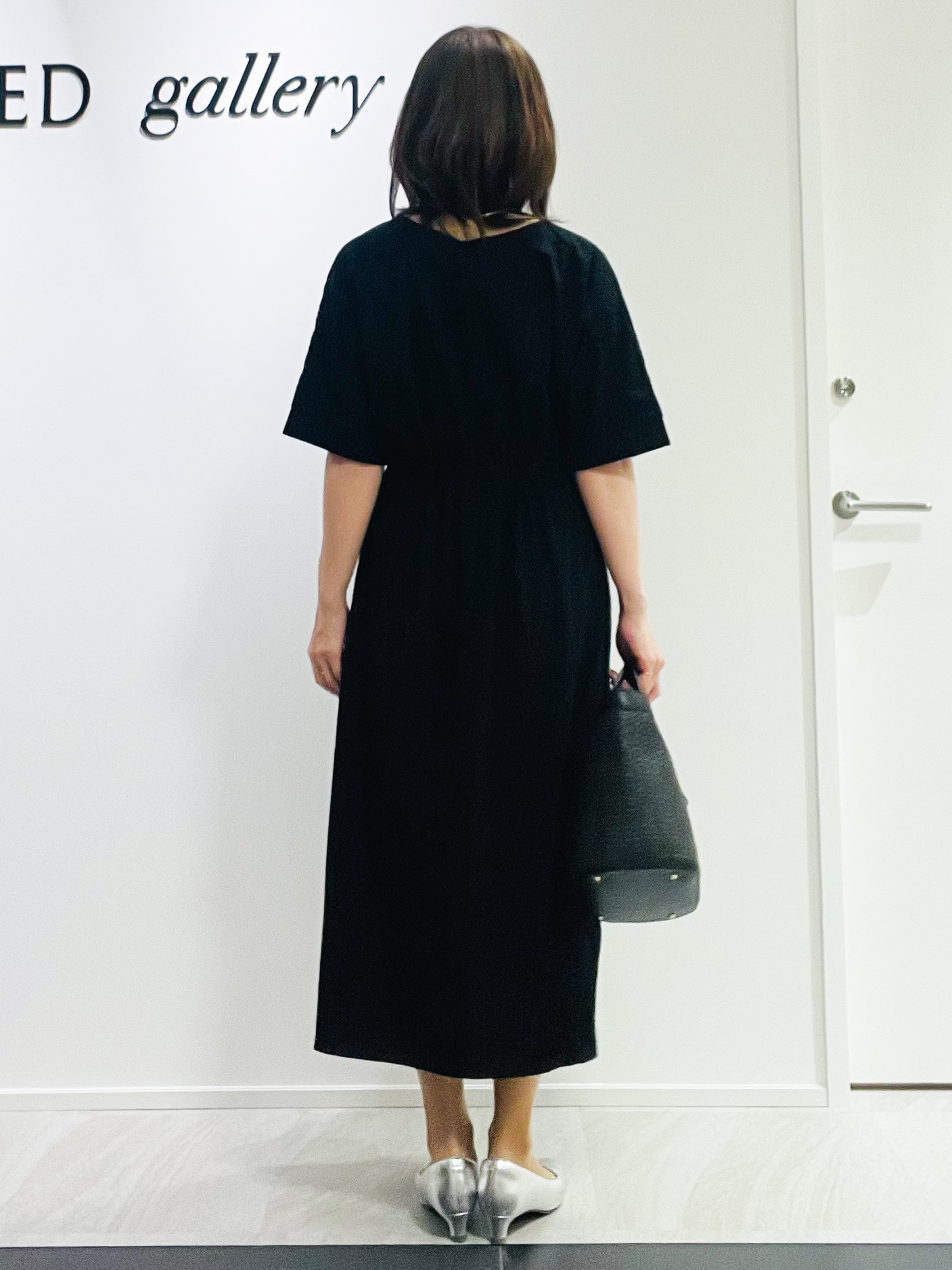 めいさんの「UNTITLED｜【UVカット／接触冷感】ドルマン袖ジャージワンピース」を使ったコーディネート