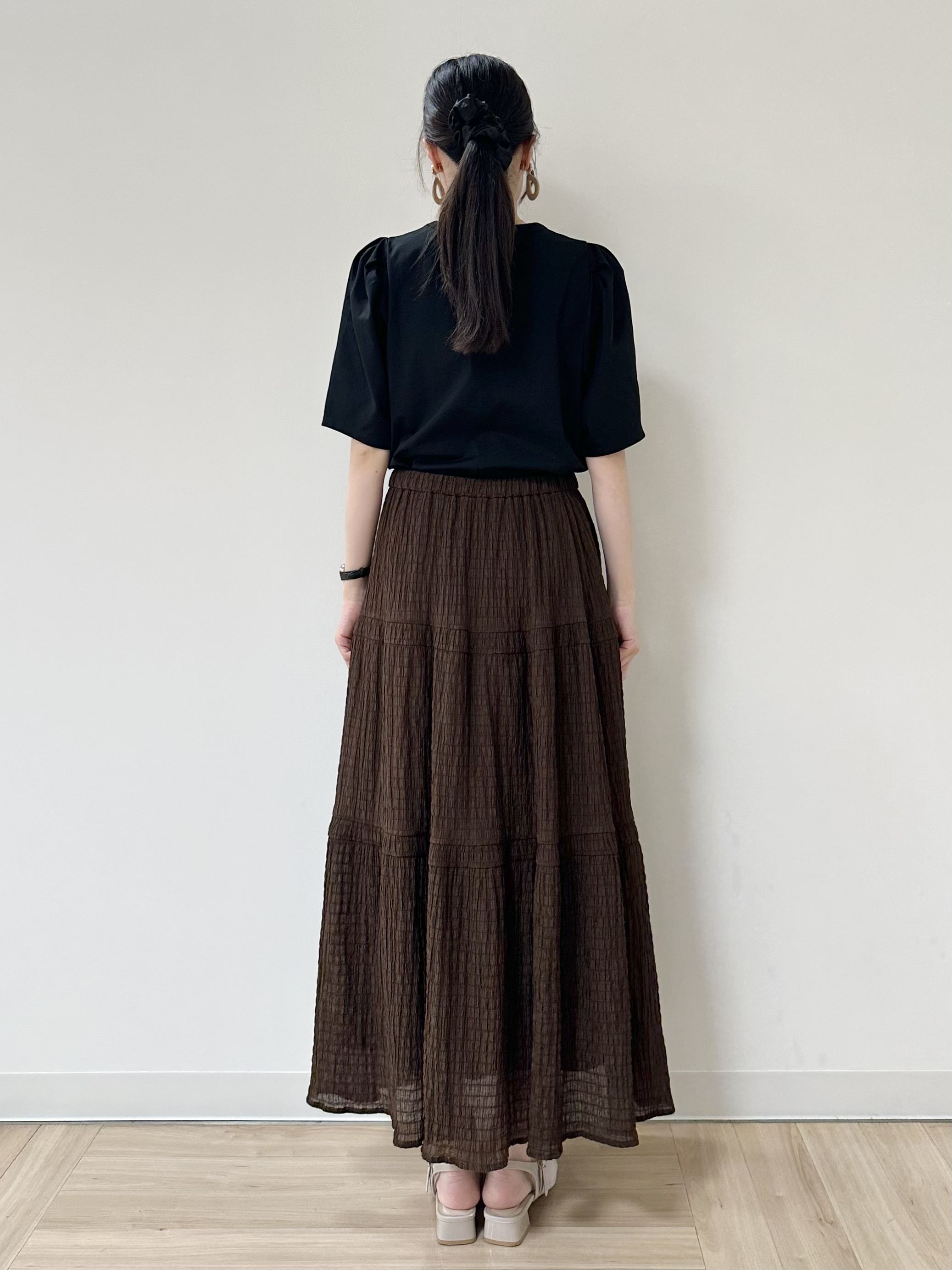 Momoさんの「Reflect｜【UVカット／接触冷感／吸水速乾】デザインスリーブプルオーバー」を使ったコーディネート