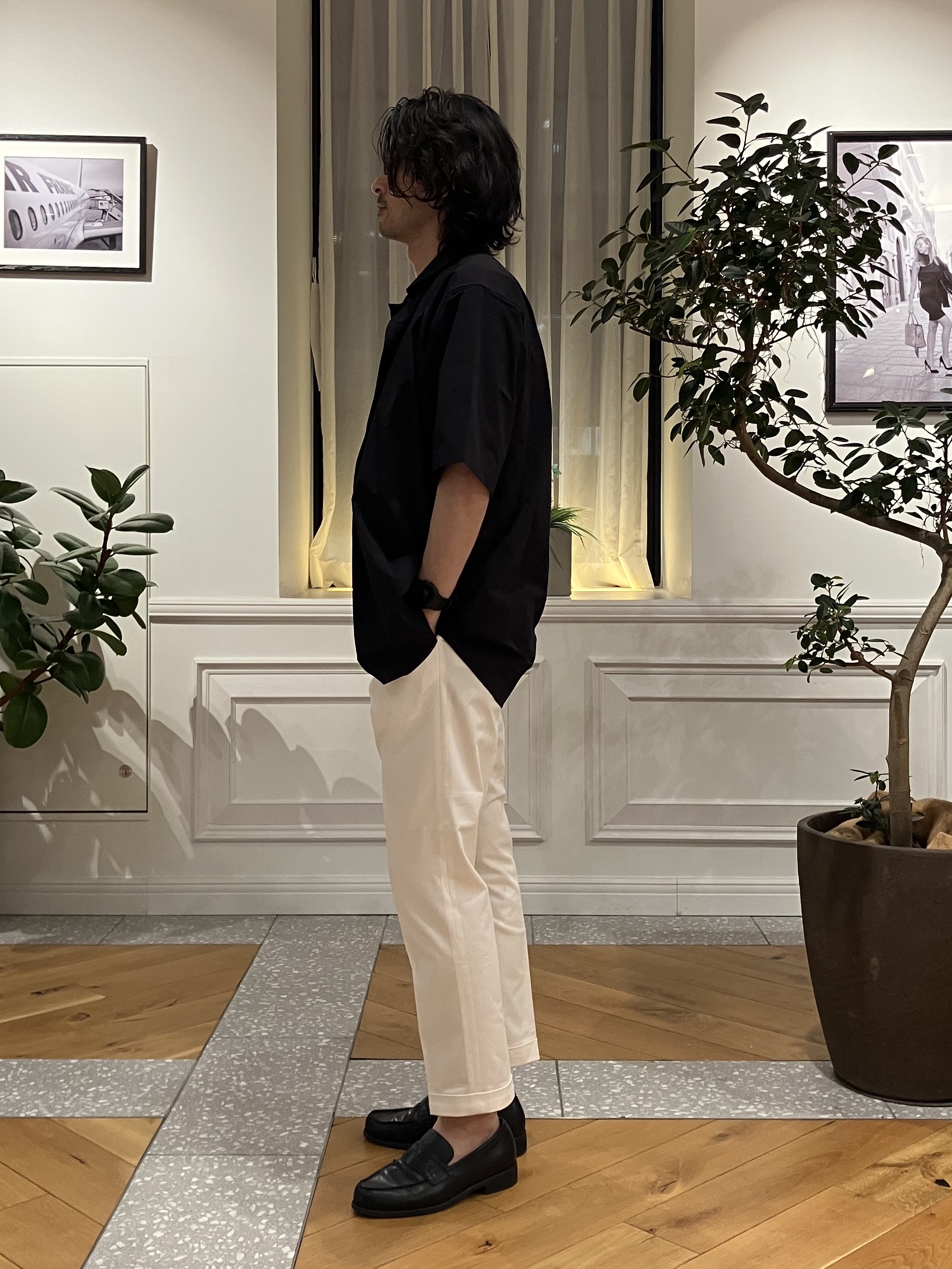 junyaさんの「DRESSTERIOR｜【干場義雅&times;K－3B&times;DRESSTERIOR】ストレッチシャツ」を使ったコーディネート