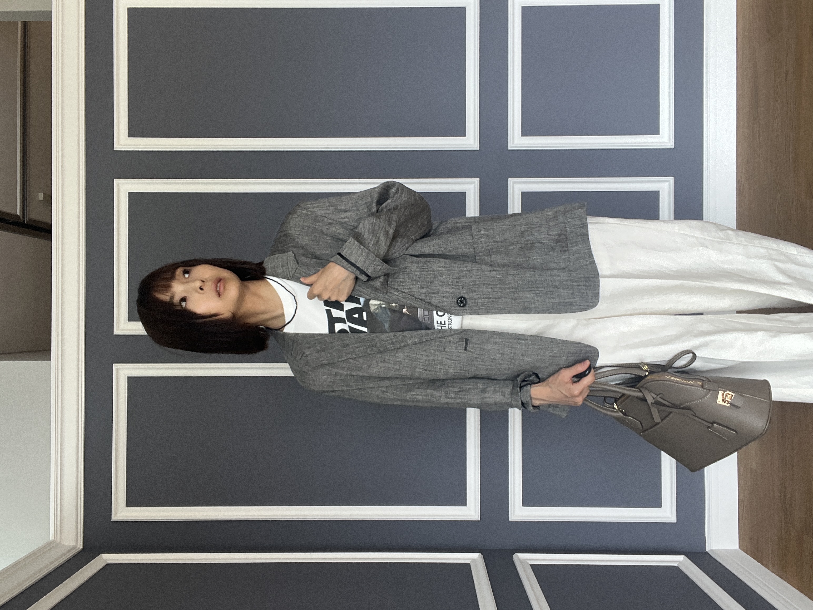 misaさんの「DRESSTERIOR｜【接触冷感】STAR WARS カプセルグローグTシャツ」を使ったコーディネート