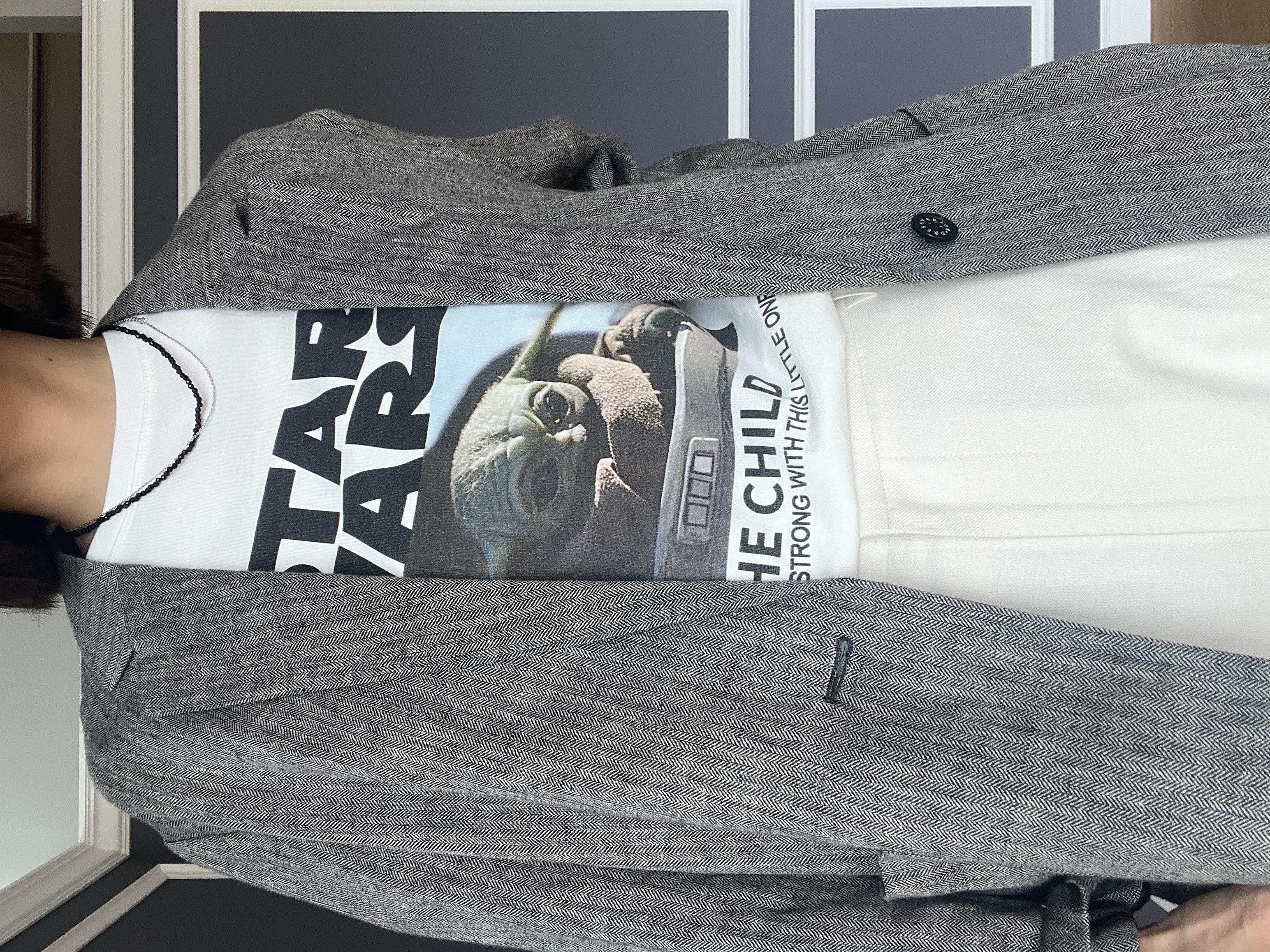 misaさんの「DRESSTERIOR｜【接触冷感】STAR WARS カプセルグローグTシャツ」を使ったコーディネート