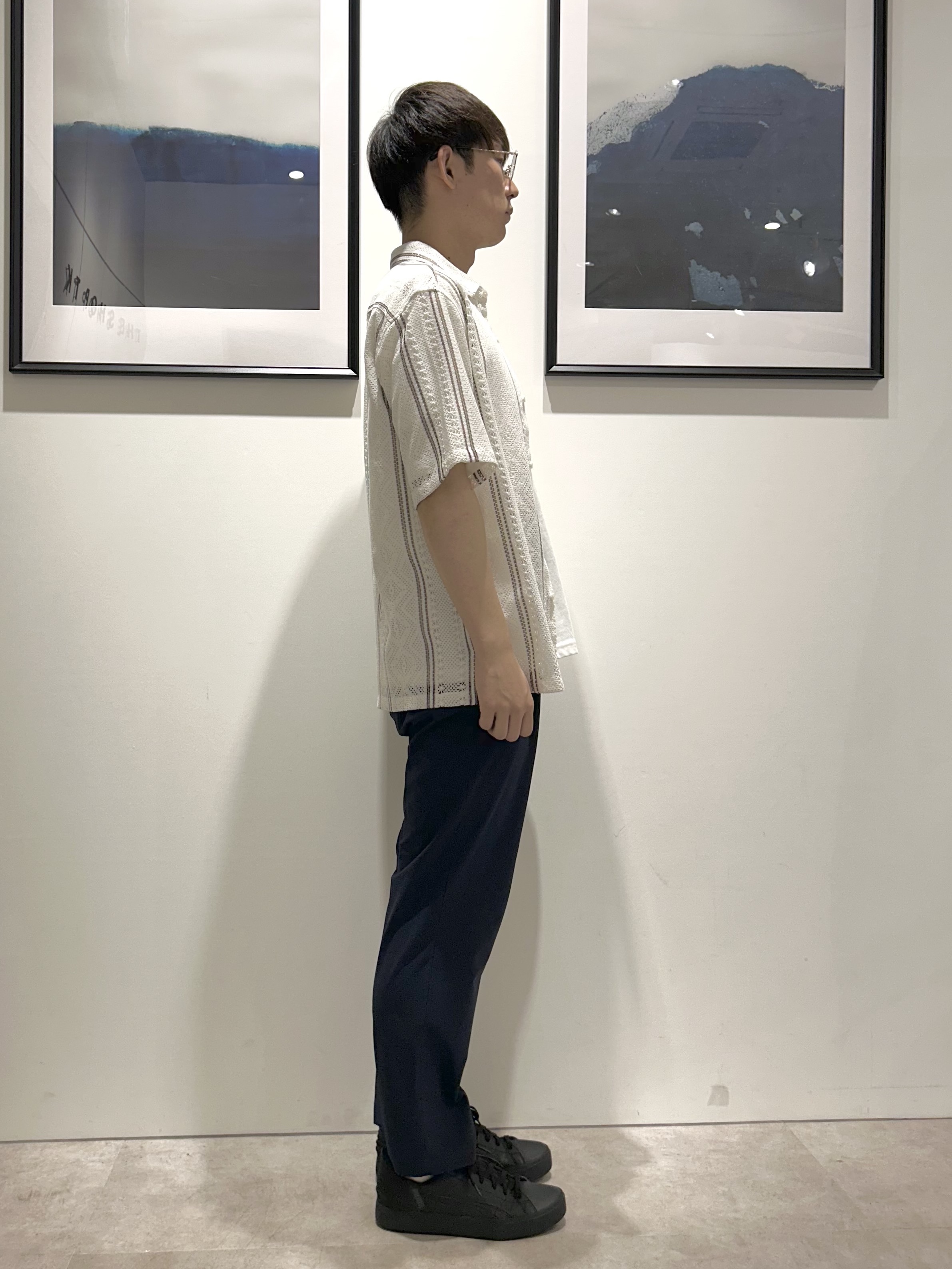 。さんの「THE SHOP TK｜【2点セット】クラフトレース 半袖シャツ＋半袖Tシャツ」を使ったコーディネート