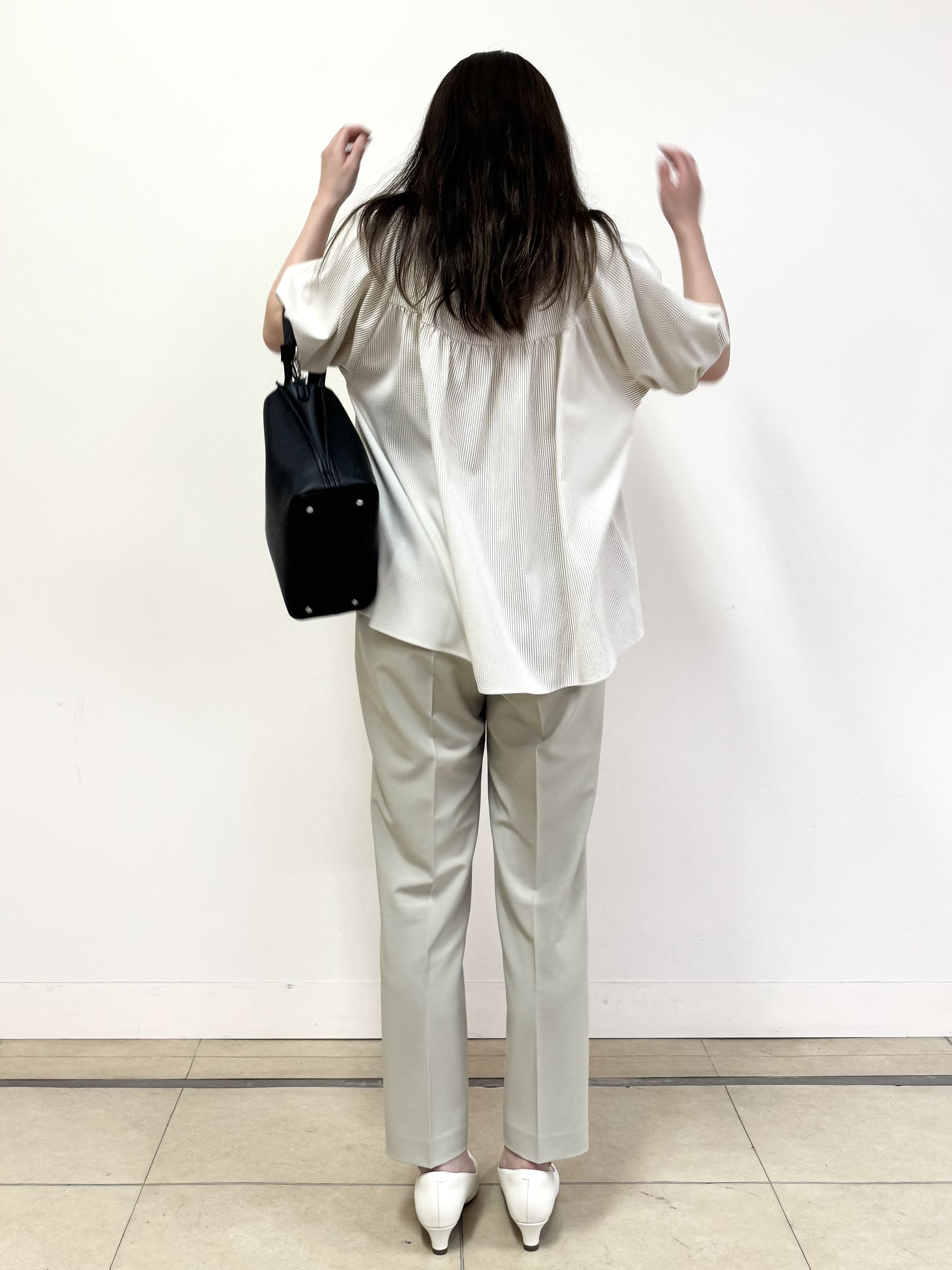 Nrinさんの「Reflect｜【SS-4Lサイズ／接触冷感／シワになりにくい】リラクシーテーラードジャケット」を使ったコーディネート