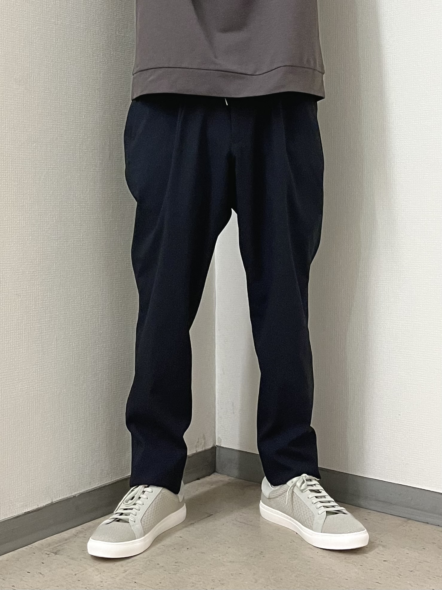 URAさんの「TAKEO KIKUCHI｜【吸汗速乾】タイル柄プリント 半袖シャツ」を使ったコーディネート