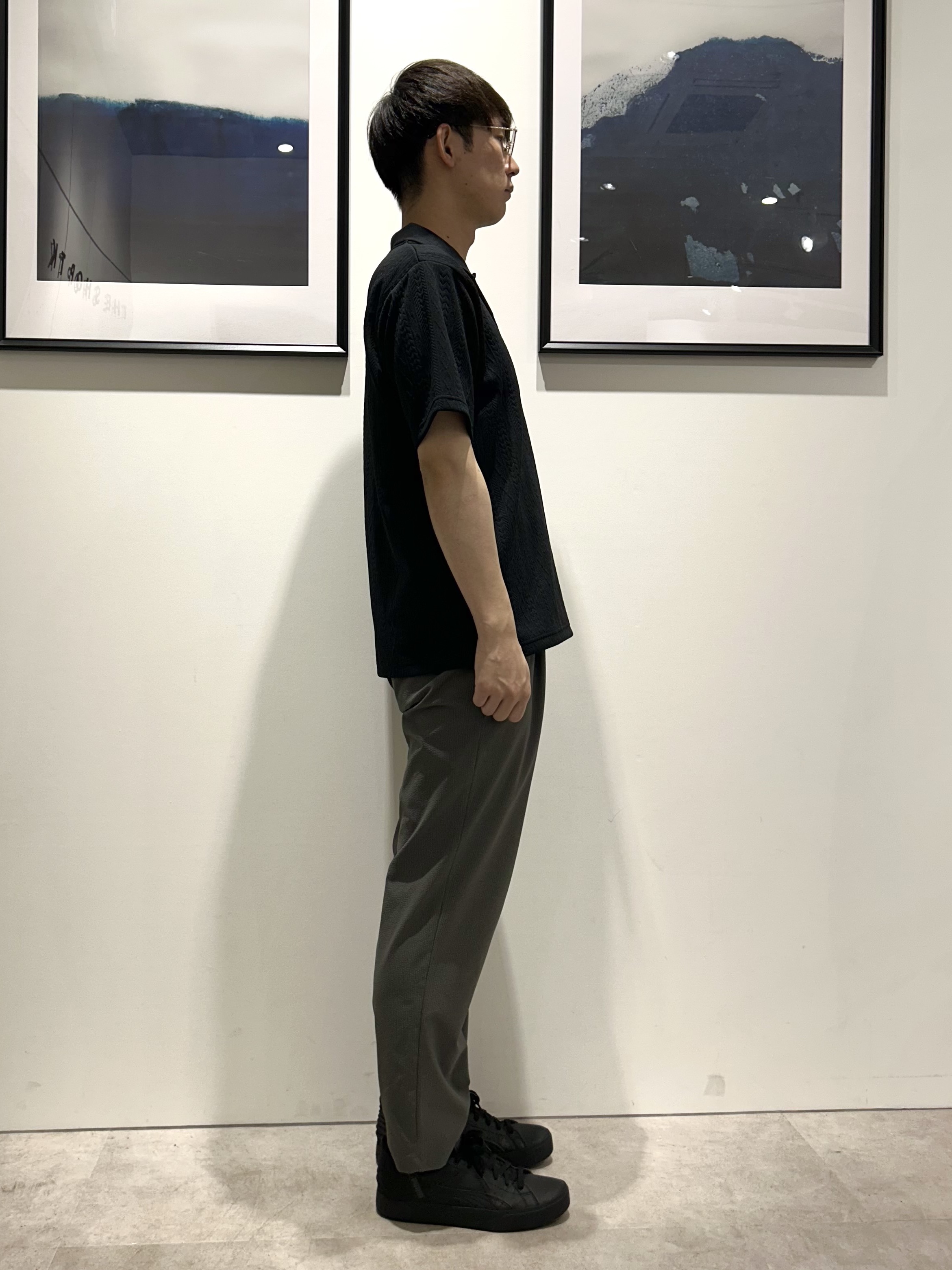 。さんの「THE SHOP TK｜【シンプルすぎない大人の表情】ケーブルフクレポロシャツ 吸水速乾/UVケア/洗濯機OK」を使ったコーディネート