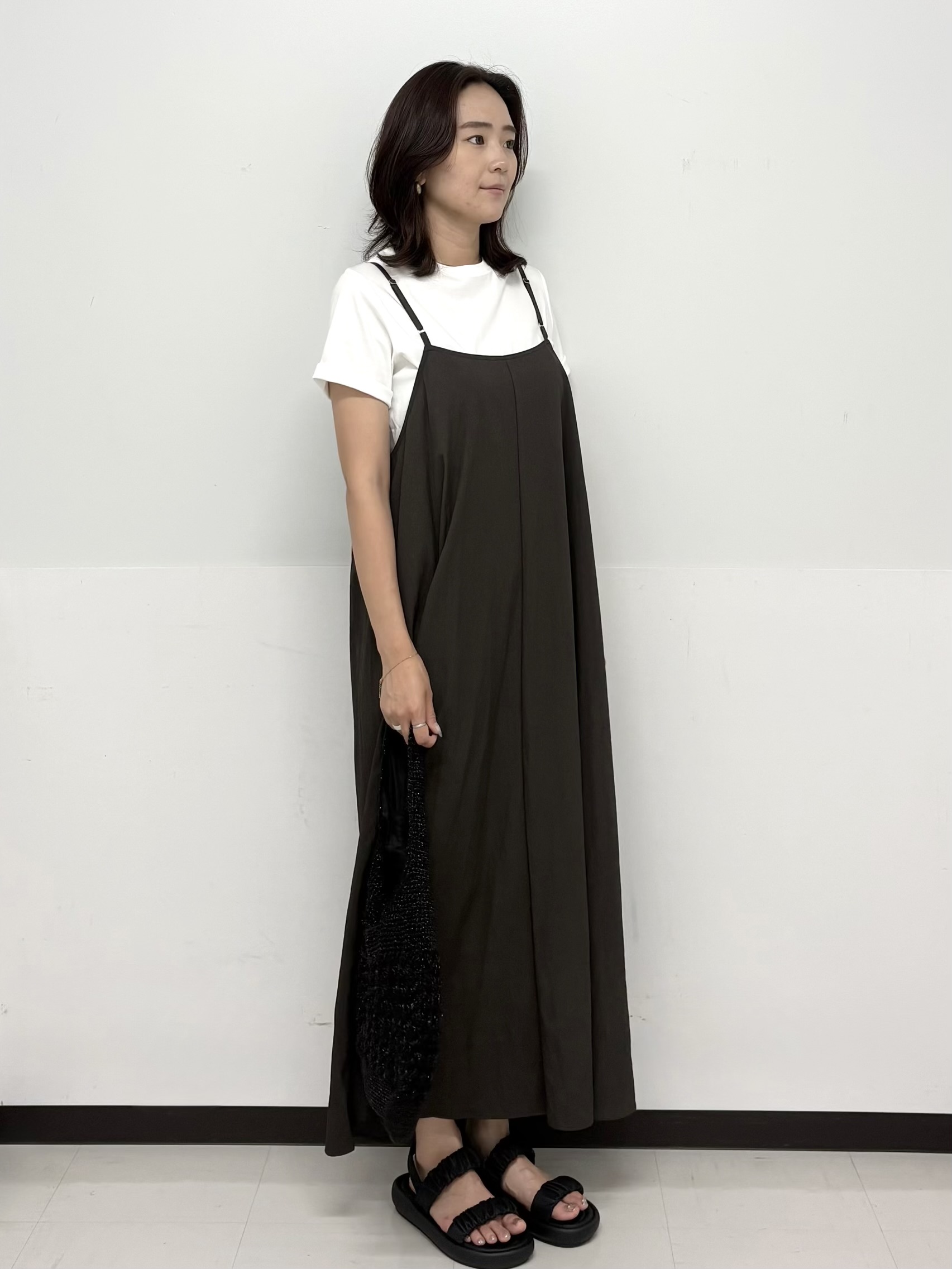 Hazukiさんの「OPAQUE.CLIP｜ベーシックTシャツ／オーガニックコットン混【洗濯機OK】」を使ったコーディネート
