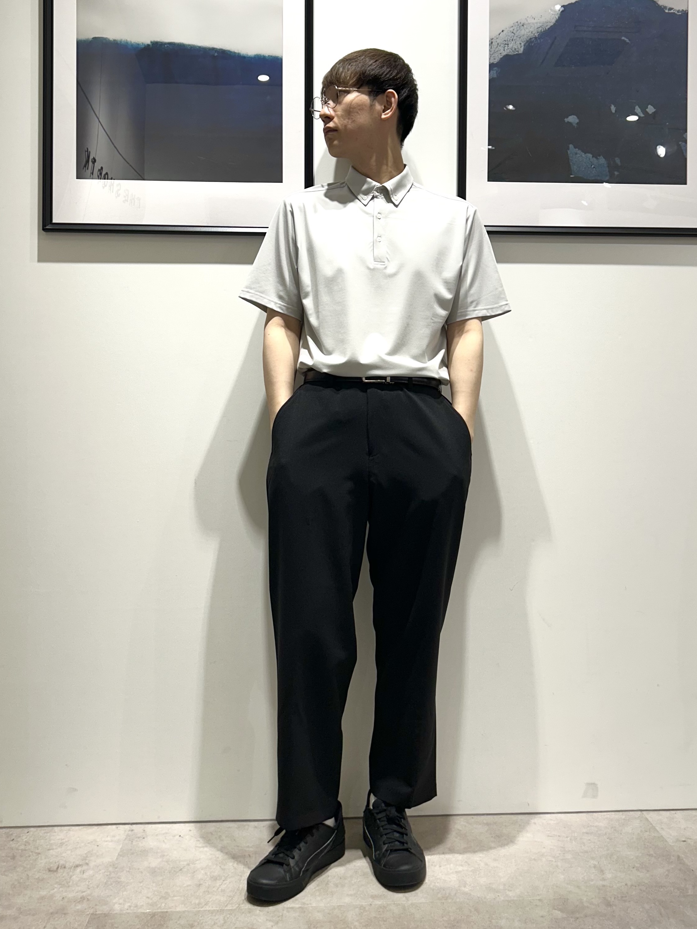 。さんの「THE SHOP TK｜AVANT LINO リラックスジャケット セットアップ可／洗濯機OK」を使ったコーディネート