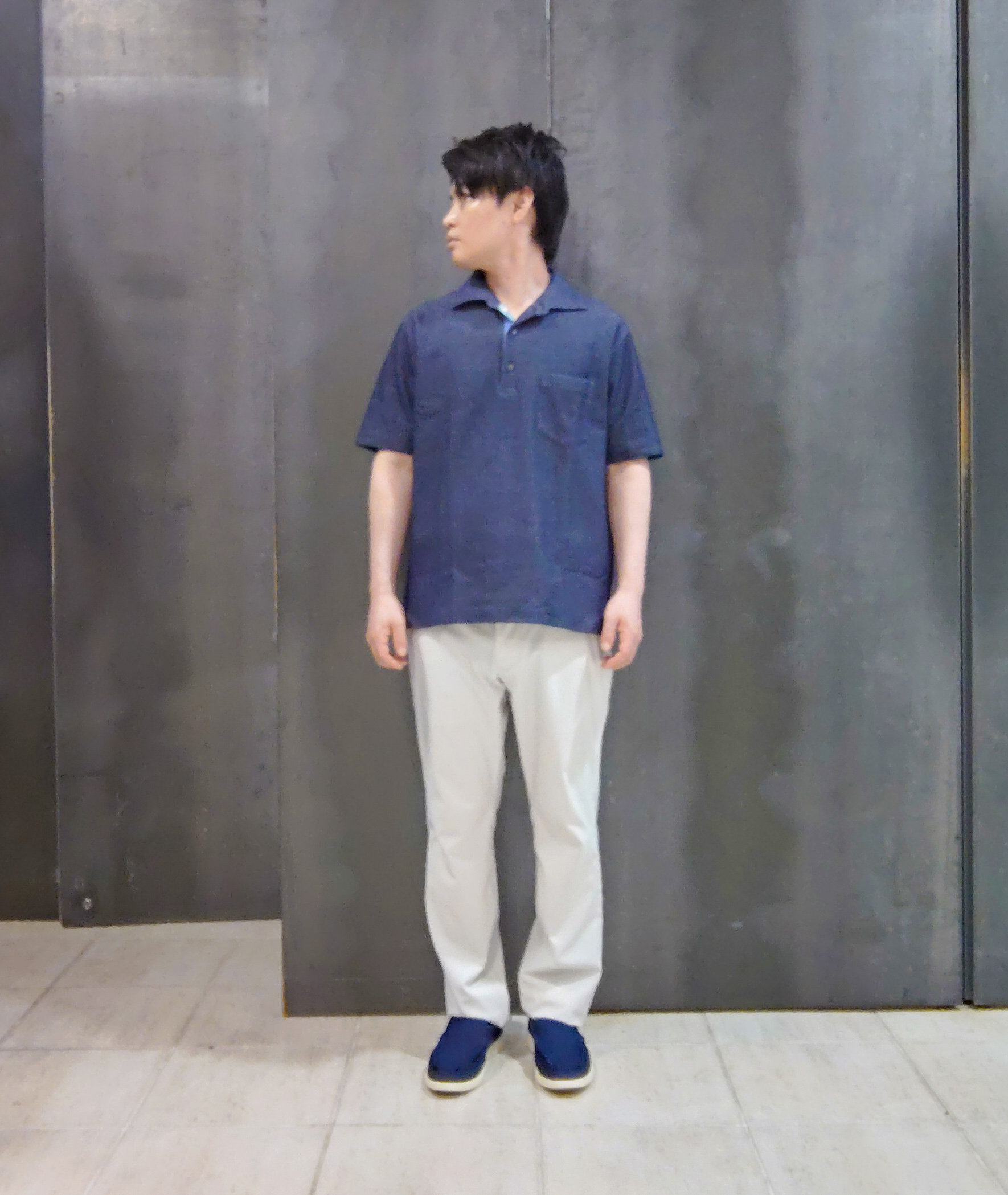 shiominさんの「TAKEO KIKUCHI｜【抗菌防臭】ステイフレッシュ ポロシャツ」を使ったコーディネート