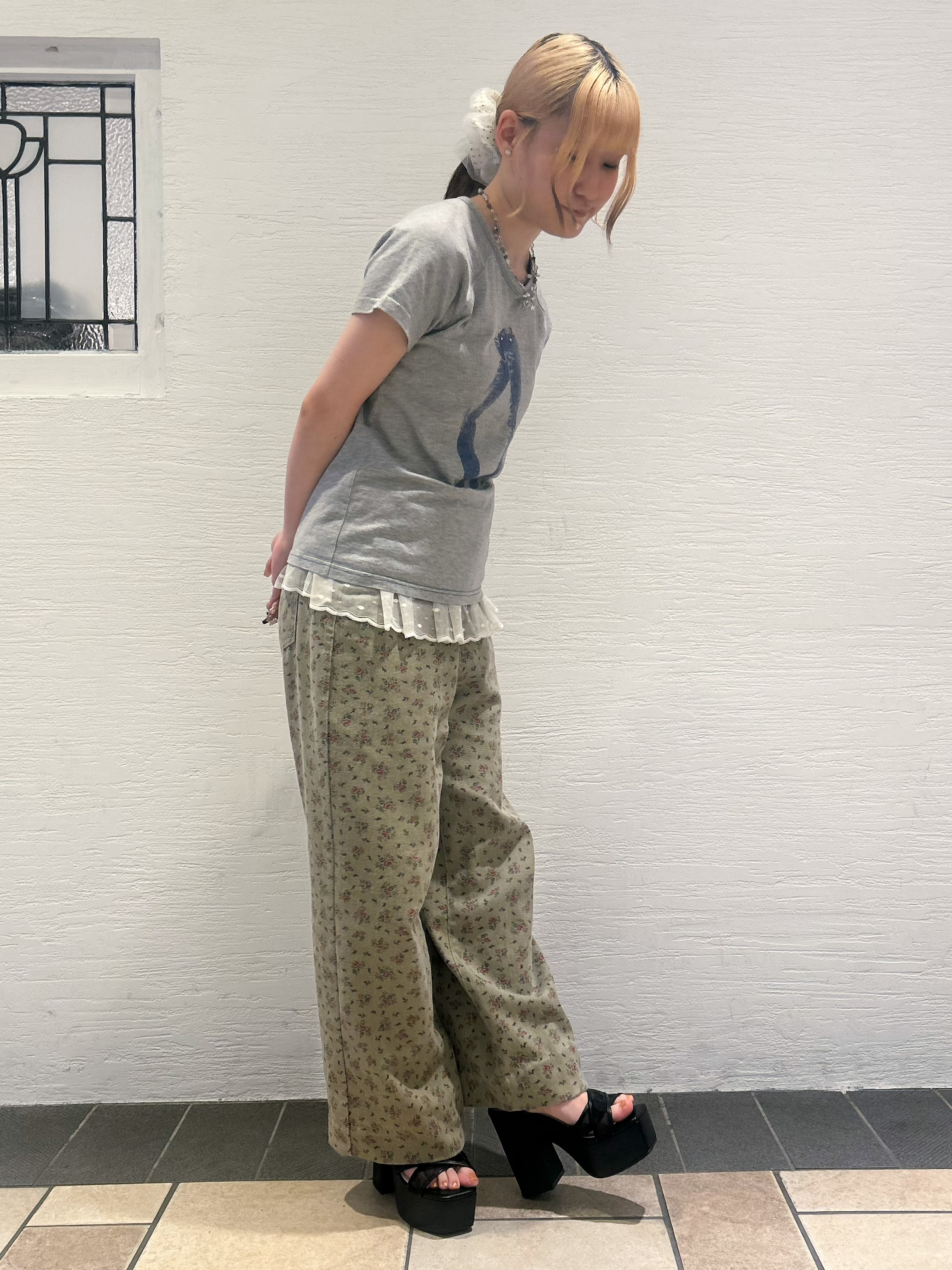 miyuさんの「ESPERANZA｜ラク盛り厚底サンダルⅢ」を使ったコーディネート