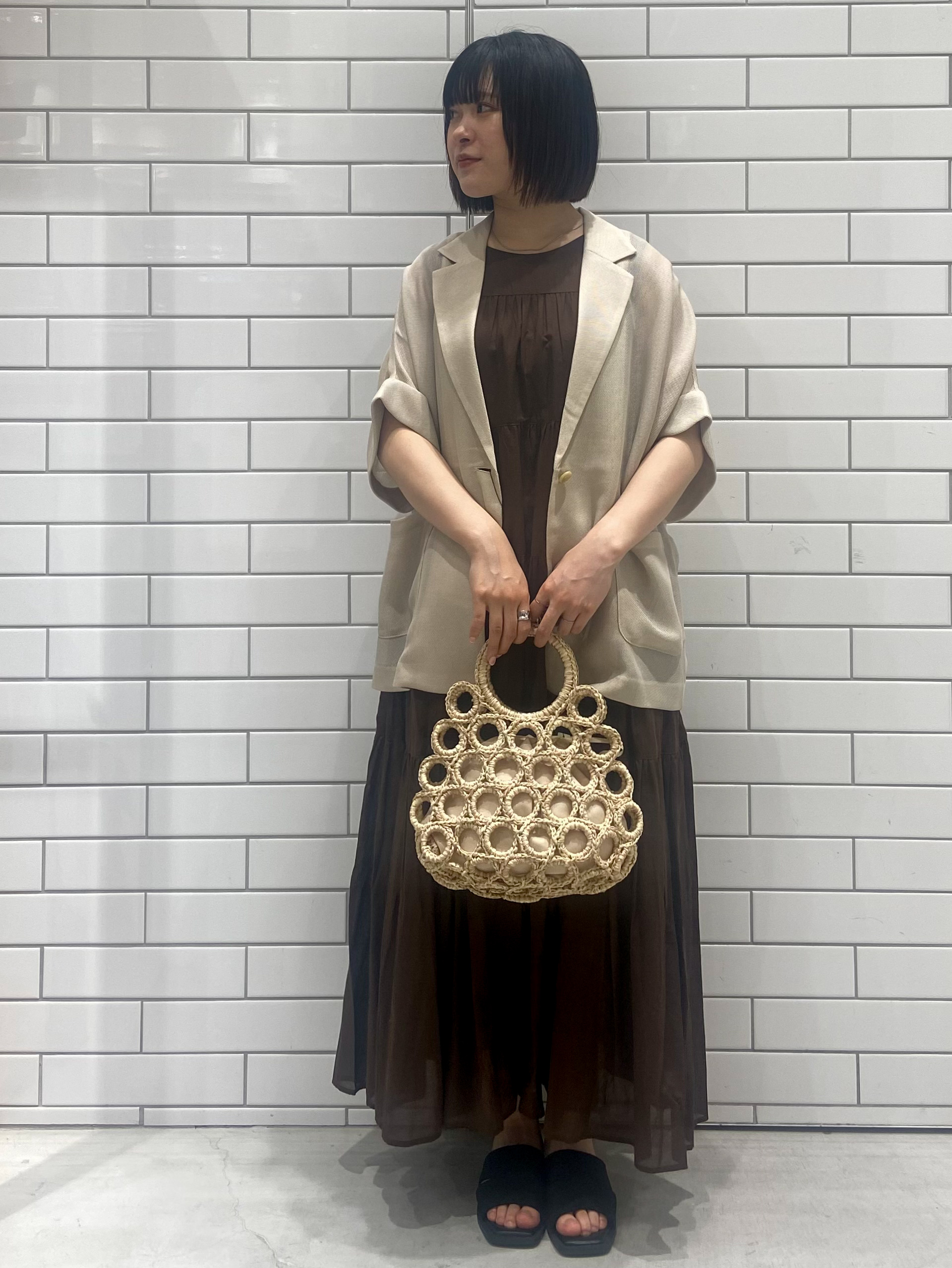 kimiさんの「OPAQUE.CLIP｜メッシュテーラードジャケット【洗濯機OK】」を使ったコーディネート