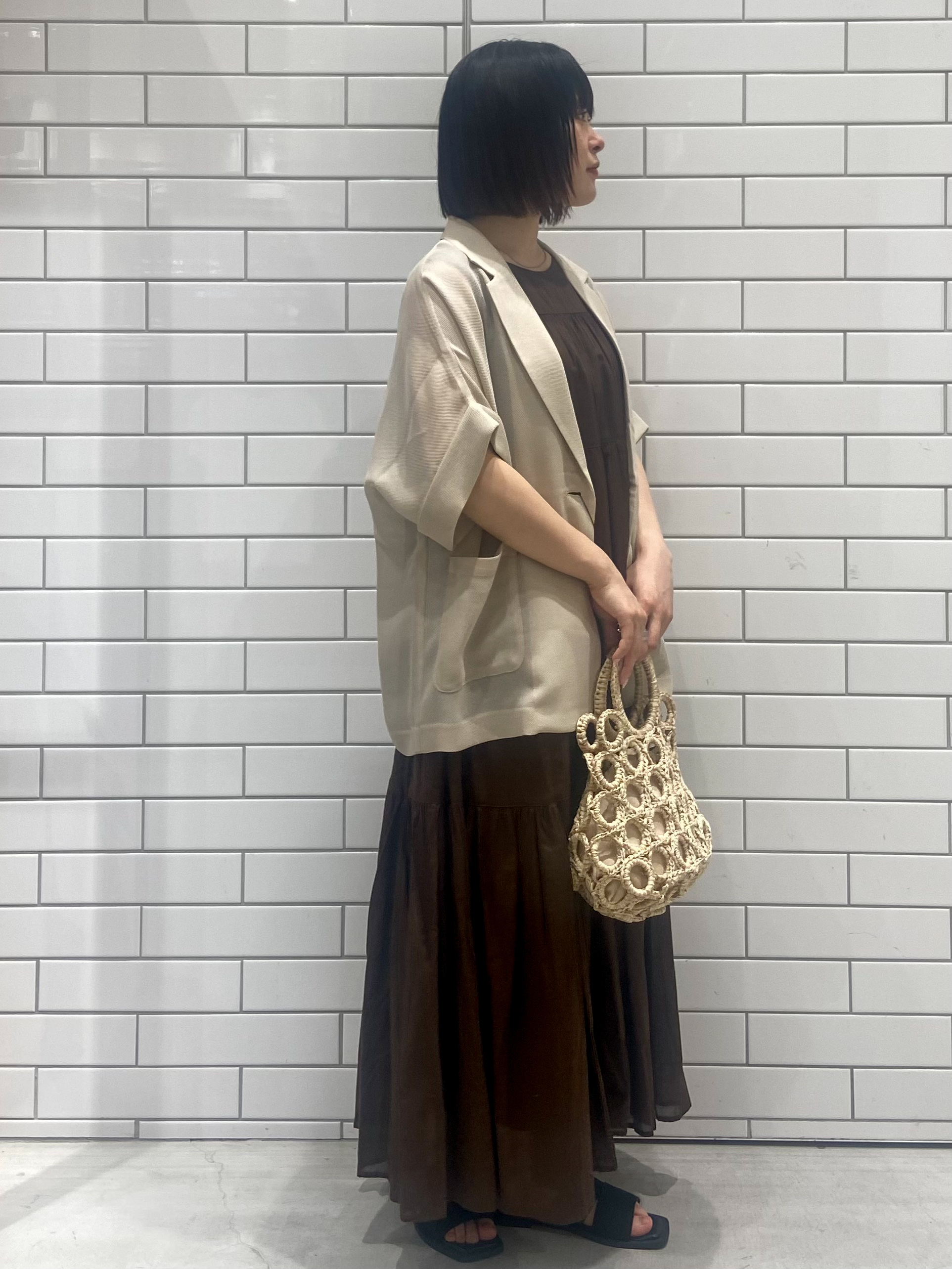 kimiさんの「OPAQUE.CLIP｜メッシュテーラードジャケット【洗濯機OK】」を使ったコーディネート