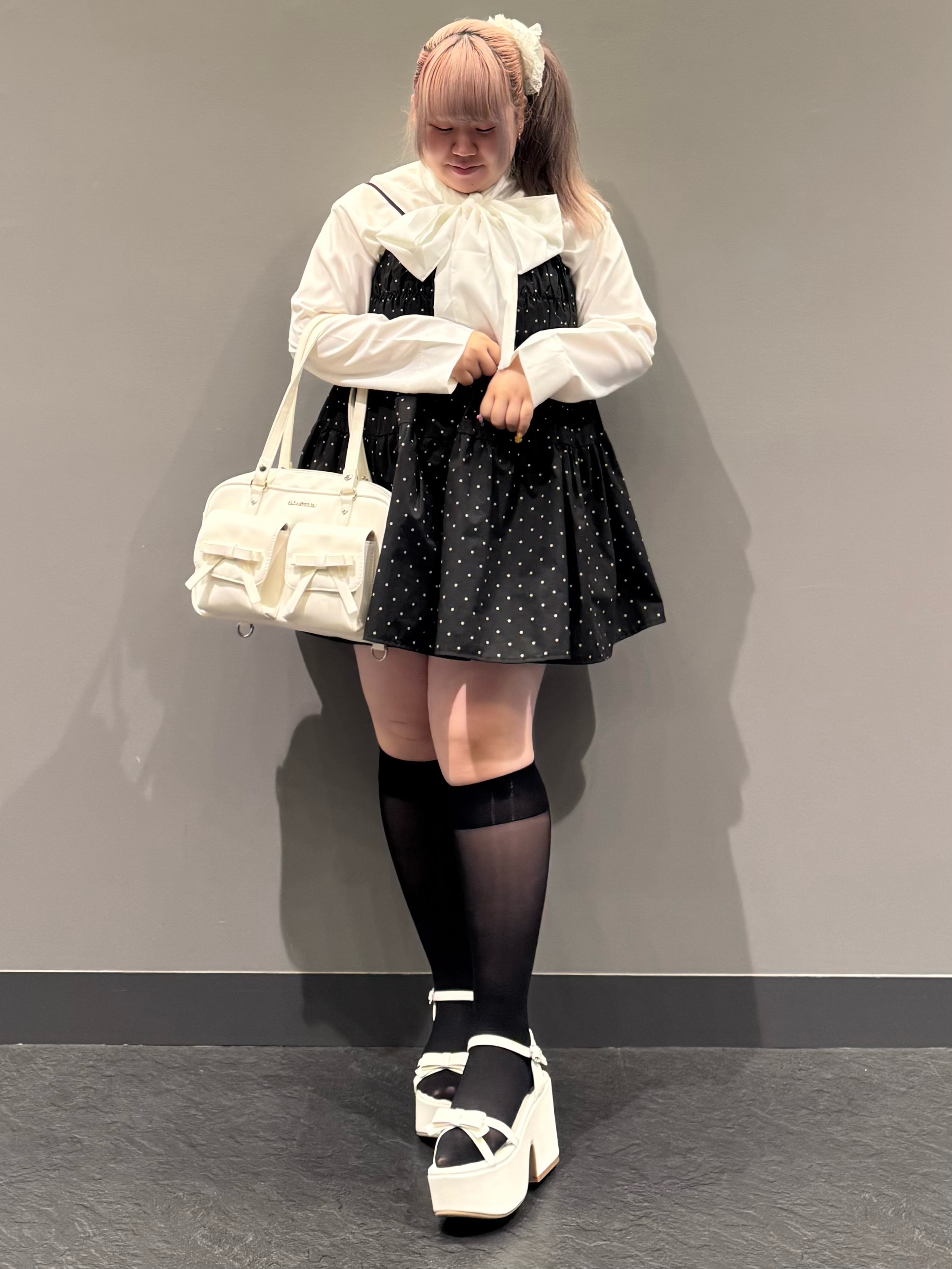sayakaさんの「ESPERANZA｜厚底バレーコアリボンサンダル」を使ったコーディネート