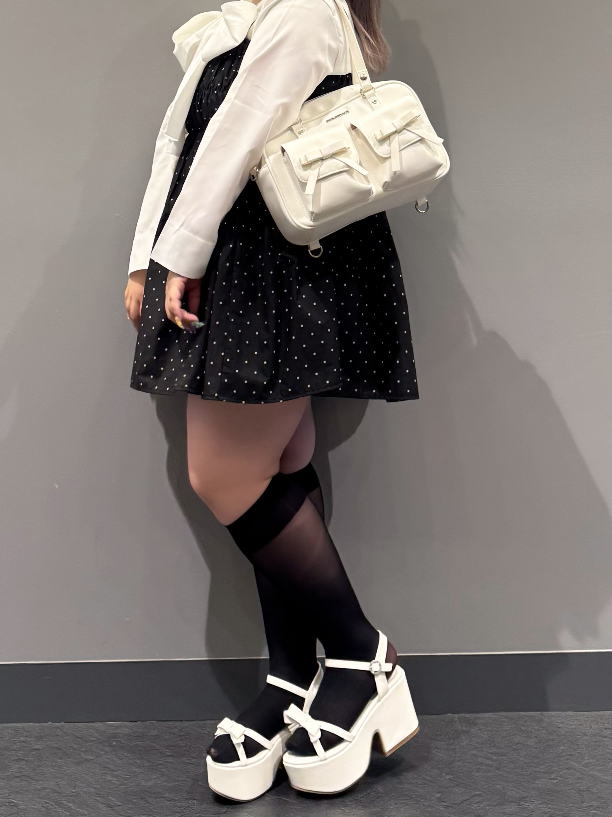 sayakaさんの「ESPERANZA｜厚底バレーコアリボンサンダル」を使ったコーディネート