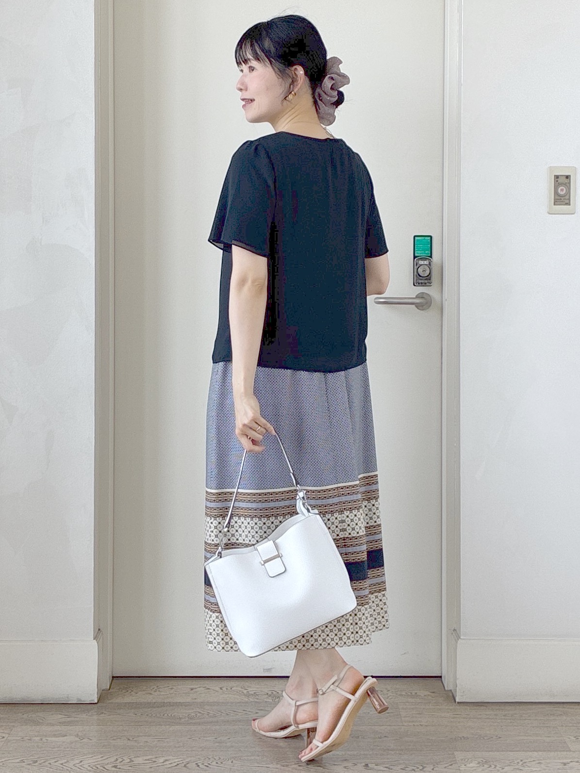  beni_gingerさんの「Reflect｜【UVカット／接触冷感】五分袖シフォンブラウス」を使ったコーディネート