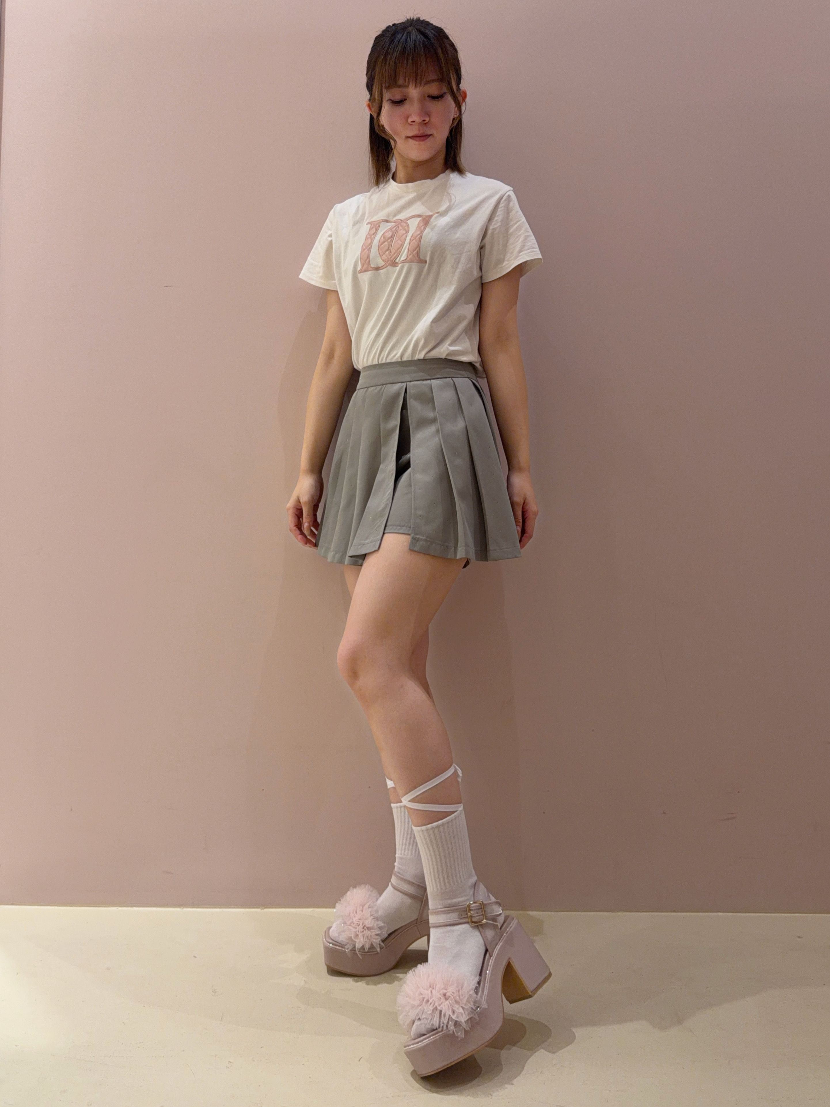 manamiさんの「ESPERANZA｜【ナチュ盛り／サンダル】2WAYフリルナチュ盛りサンダル」を使ったコーディネート