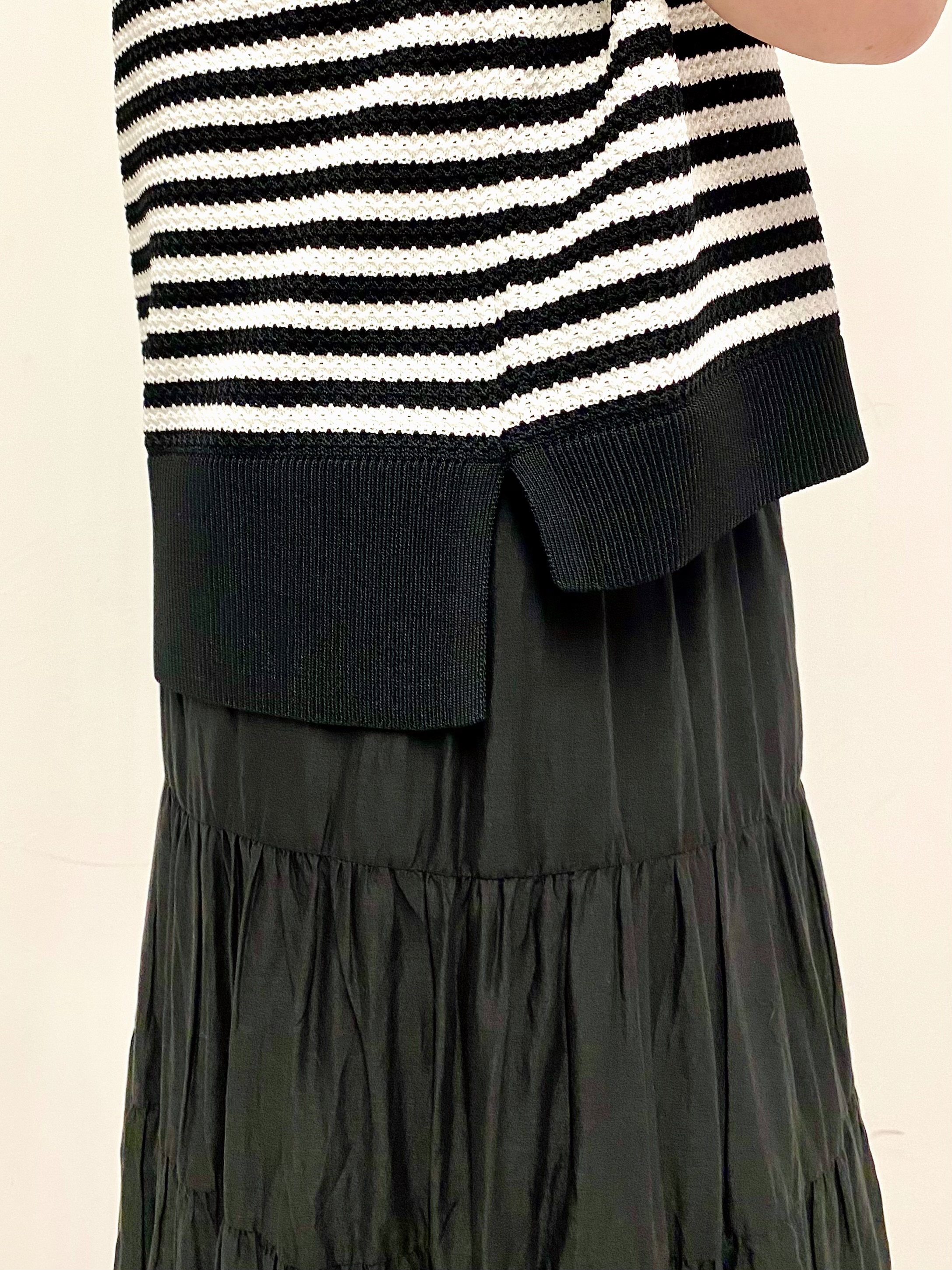 Sawaguchiさんの「DRESSTERIOR｜ウォッシャブルスキッパークロップドニット」を使ったコーディネート
