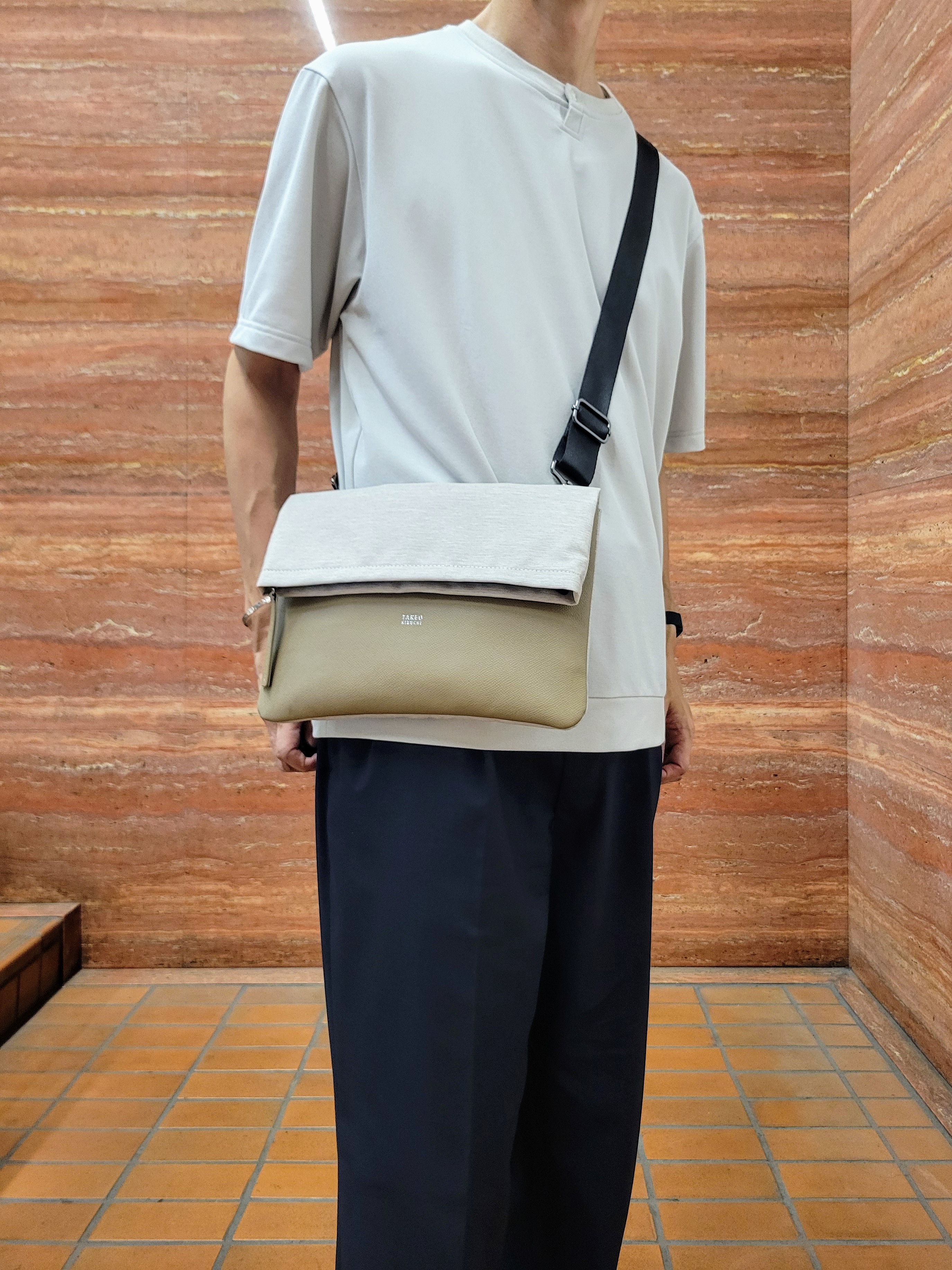 piroyaさんの「TAKEO KIKUCHI｜リネン ライク 鹿の子 ヘンリー ハーフ ヘンリー ネック」を使ったコーディネート