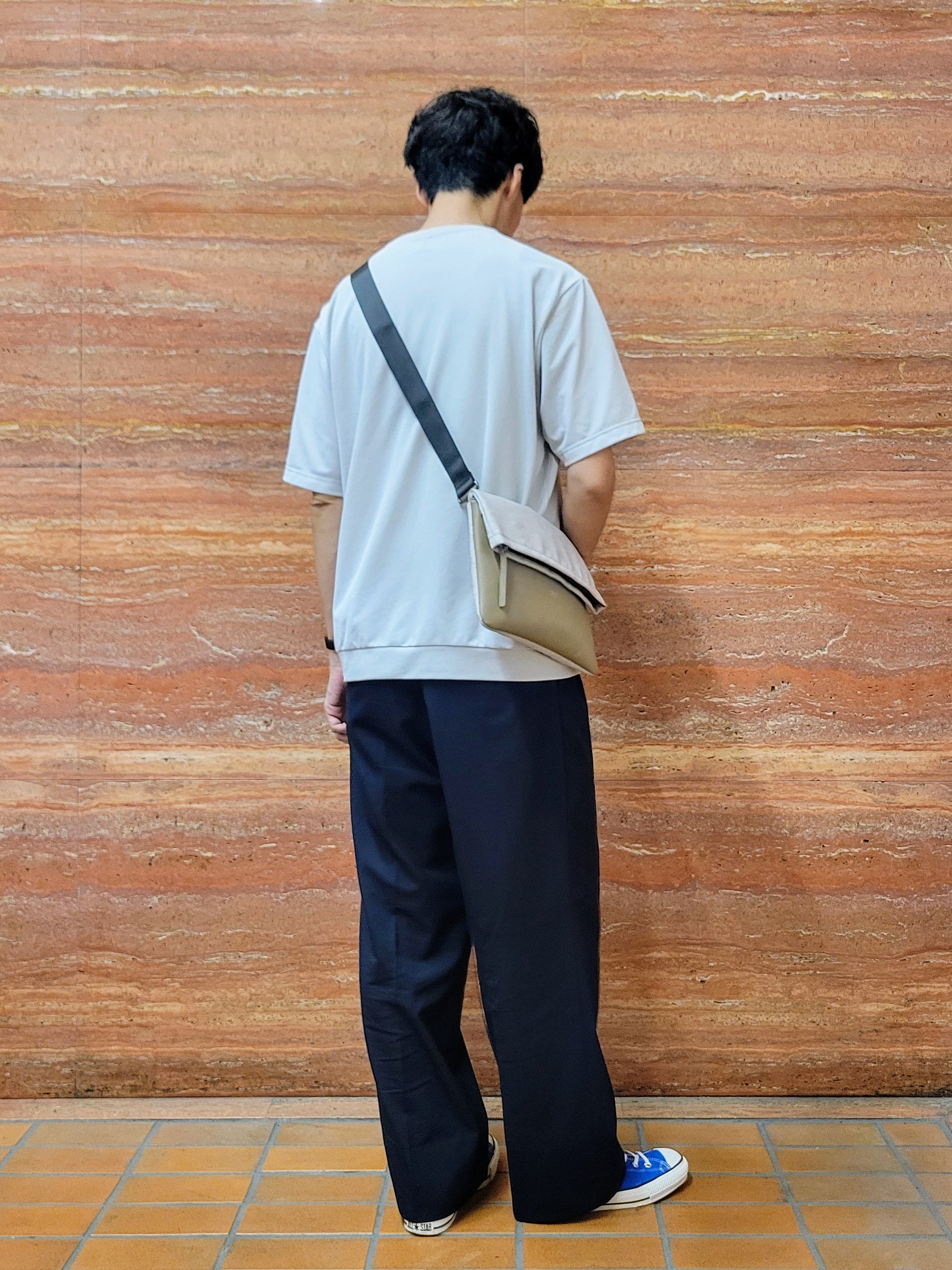piroyaさんの「TAKEO KIKUCHI｜リネン ライク 鹿の子 ヘンリー ハーフ ヘンリー ネック」を使ったコーディネート