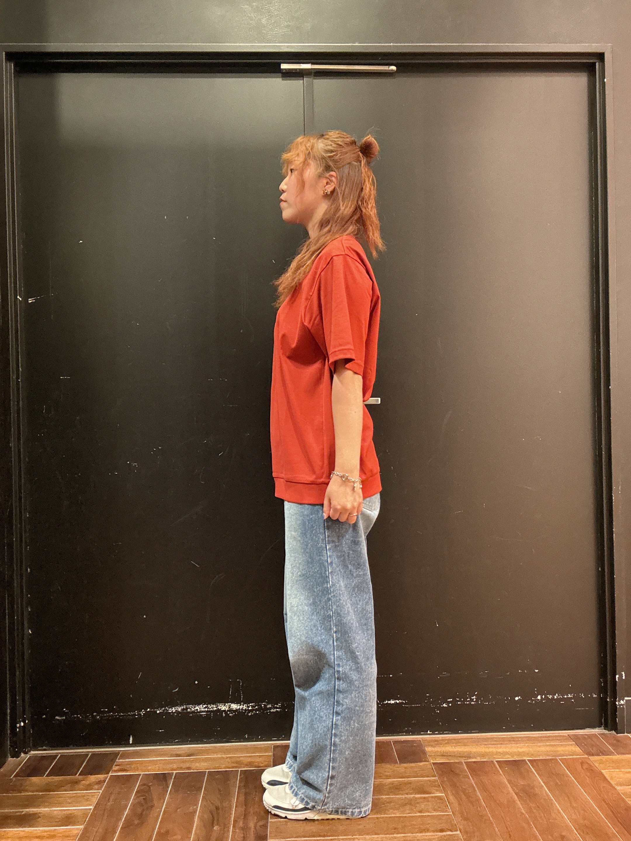 ヒナさんの「TAKEO KIKUCHI｜【接触冷感】アイスクリアコットン Tシャツ」を使ったコーディネート