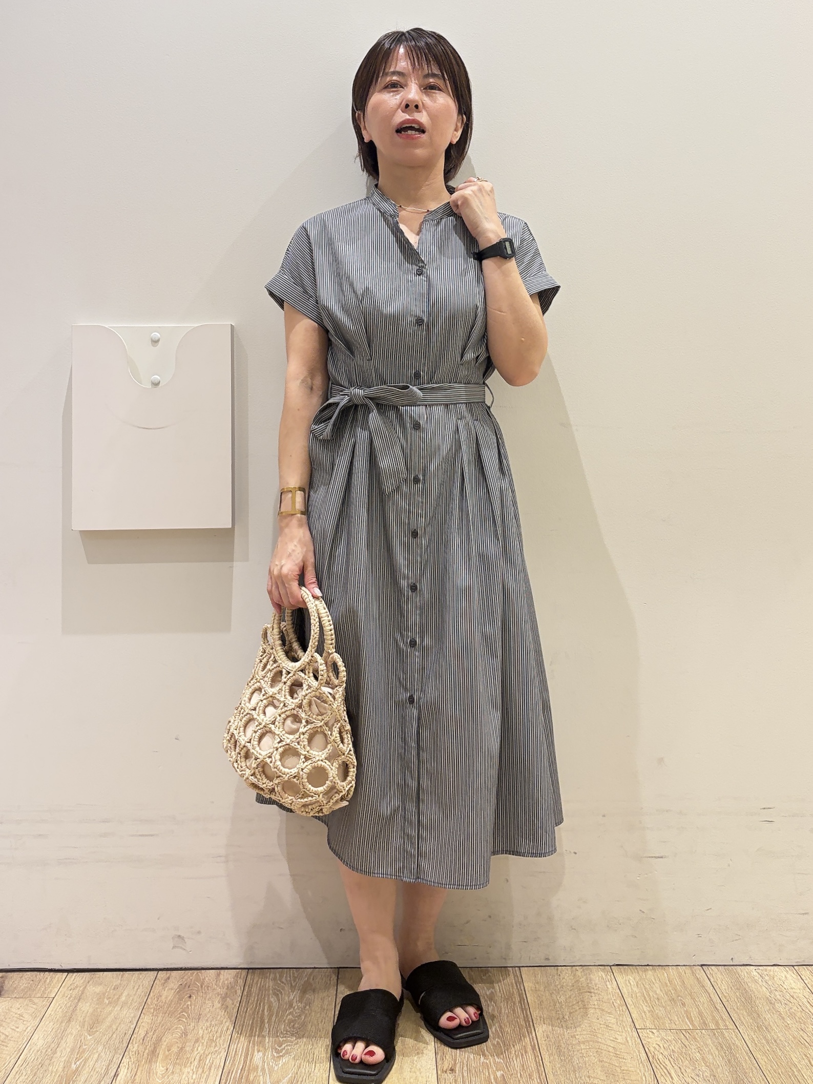 YUKOさんの「index｜クロスオーバルメタルリング」を使ったコーディネート