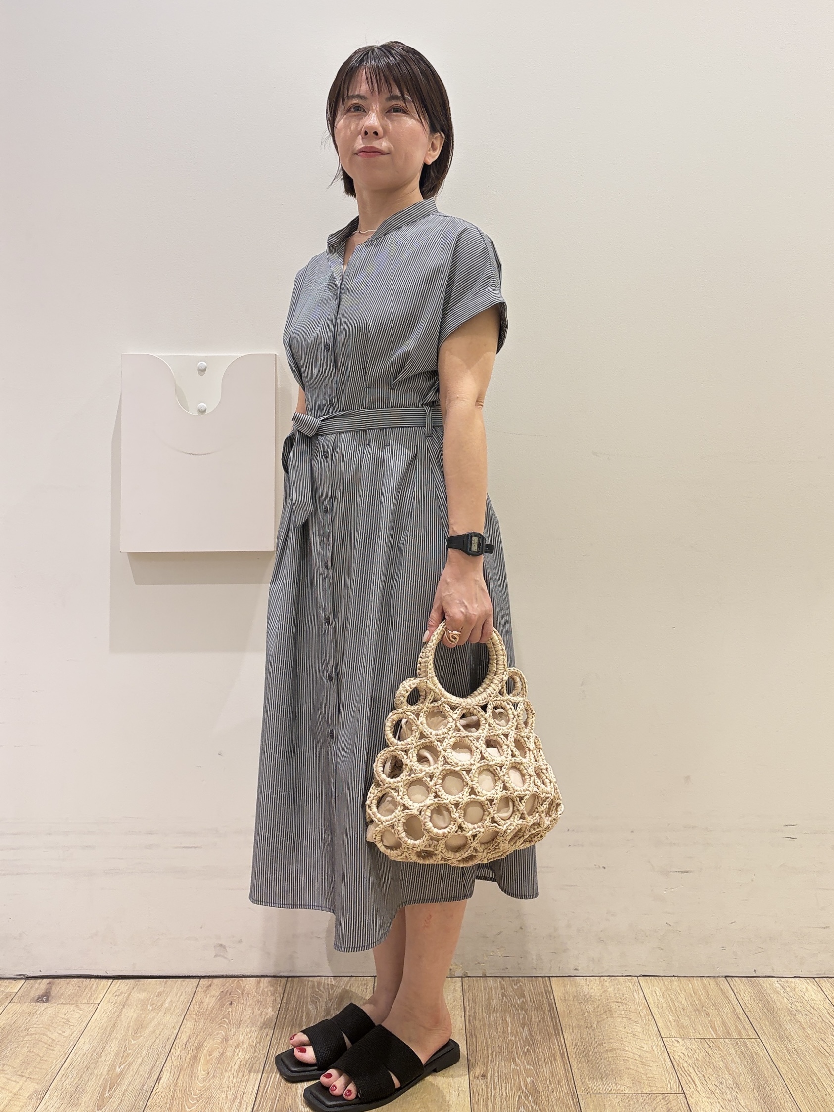 YUKOさんの「index｜クロスオーバルメタルリング」を使ったコーディネート