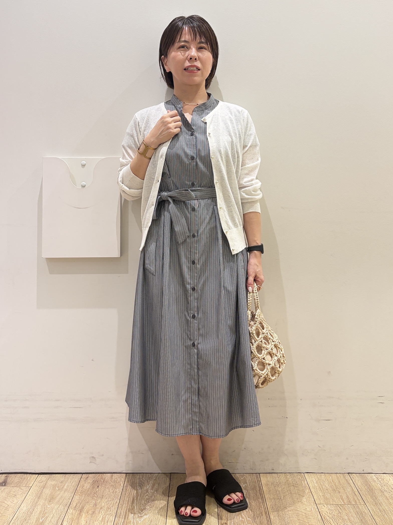 YUKOさんの「index｜クロスオーバルメタルリング」を使ったコーディネート