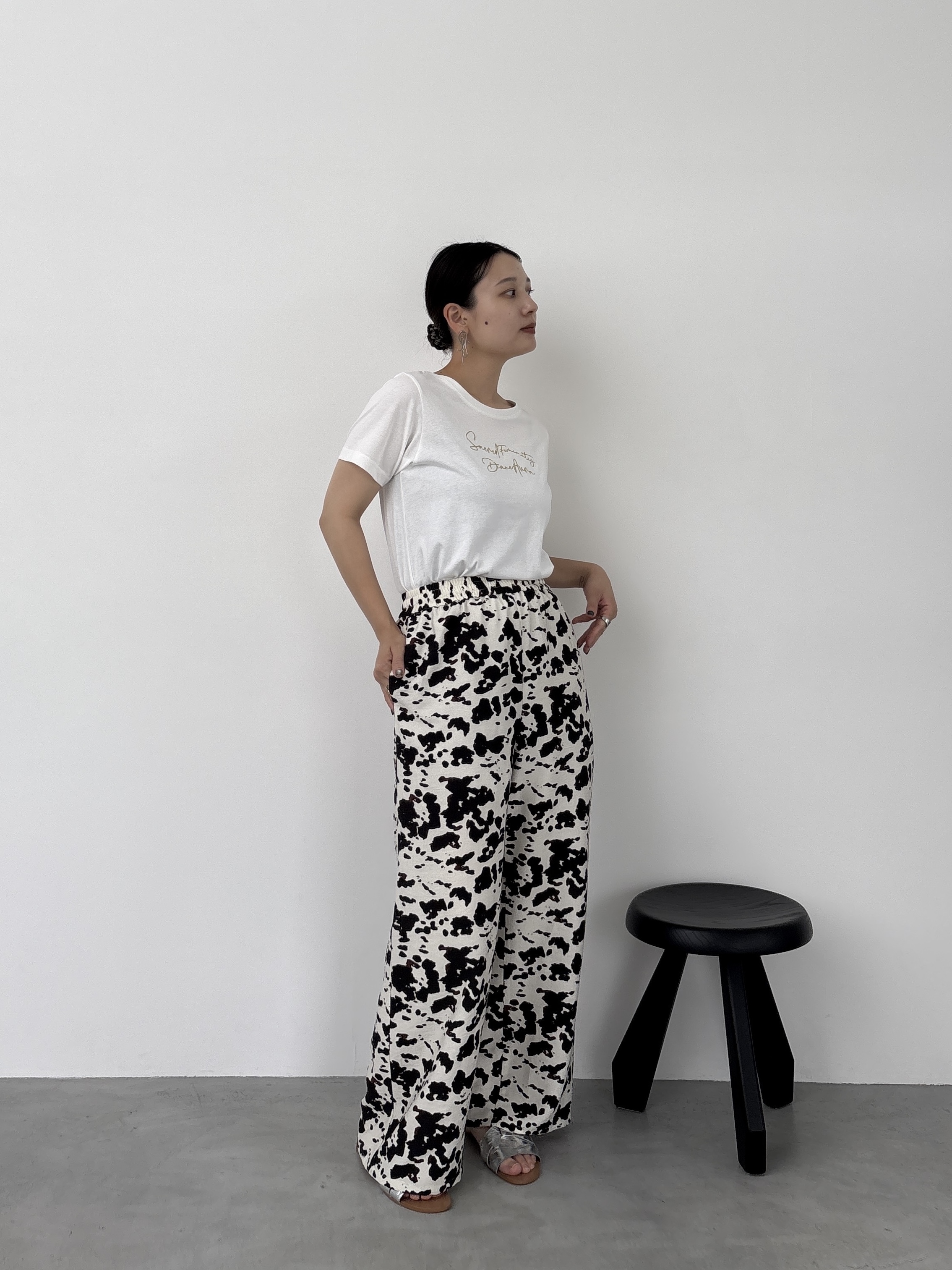 ayanoさんの「INDIVI｜3DプリントロゴTシャツ」を使ったコーディネート