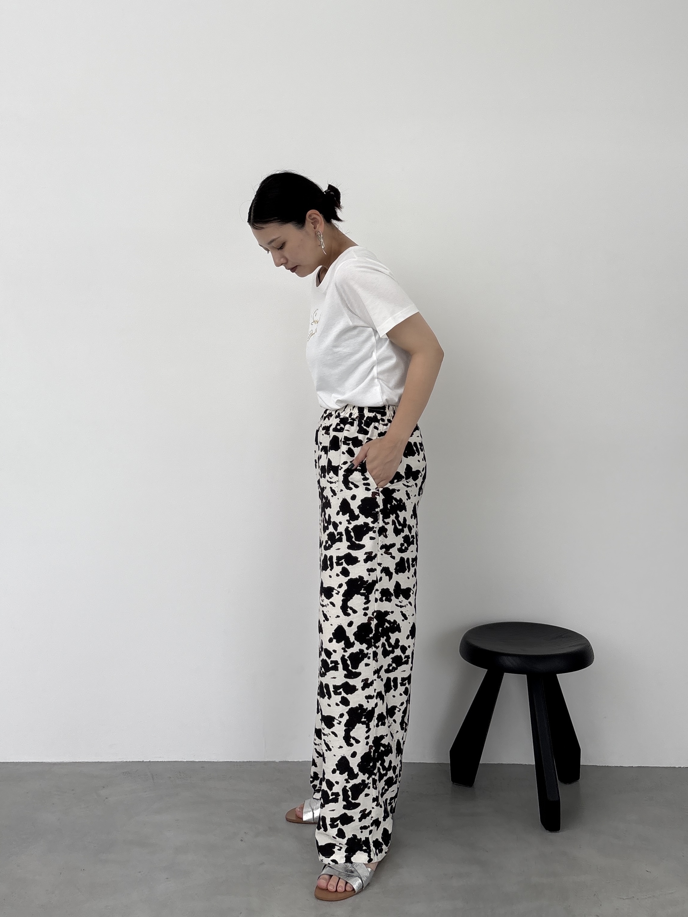 ayanoさんの「INDIVI｜3DプリントロゴTシャツ」を使ったコーディネート
