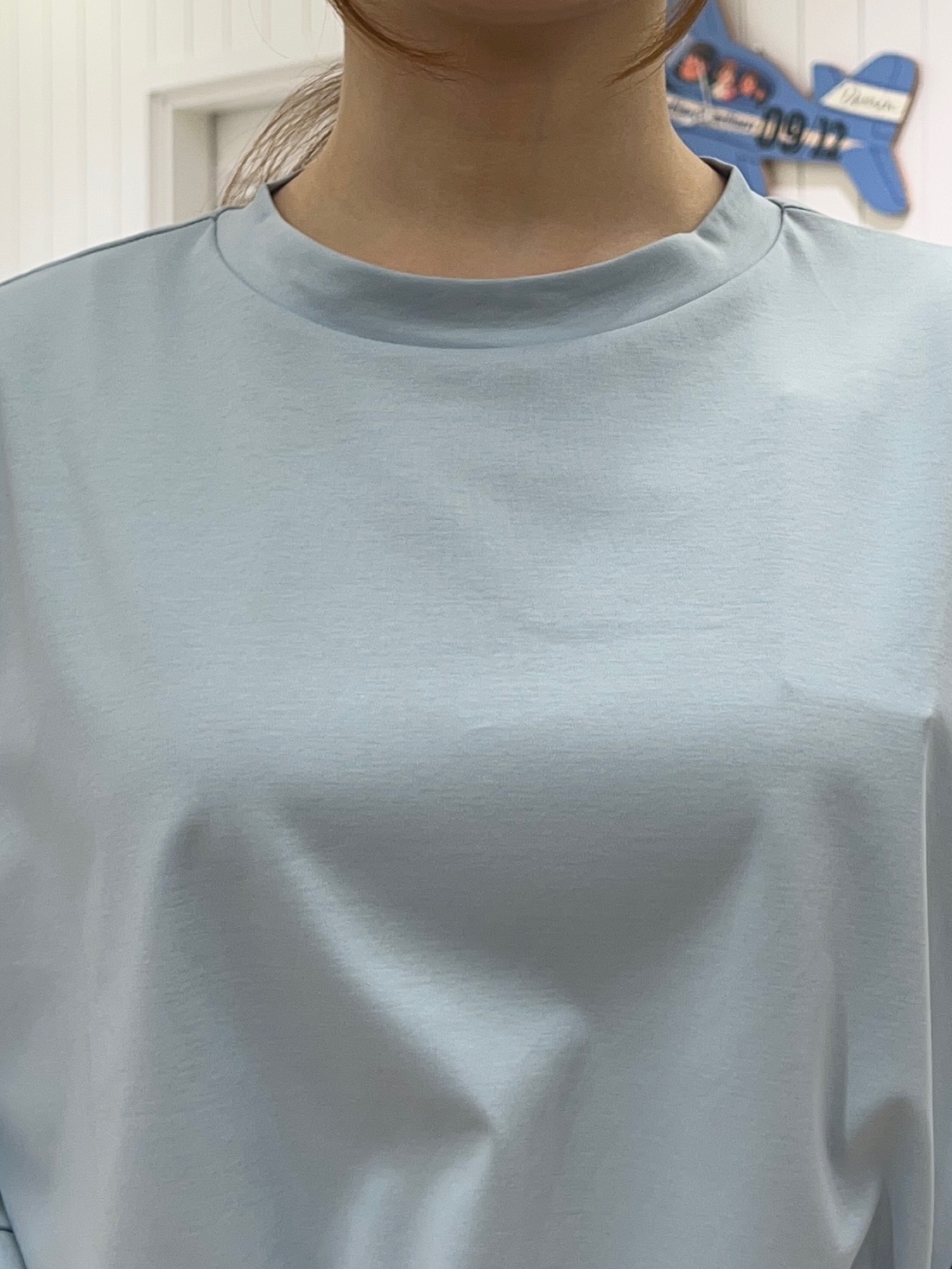 Ayakaさんの「Dessin｜【新色追加/体型カバー】美光沢カットソーボクシーシルエット」を使ったコーディネート