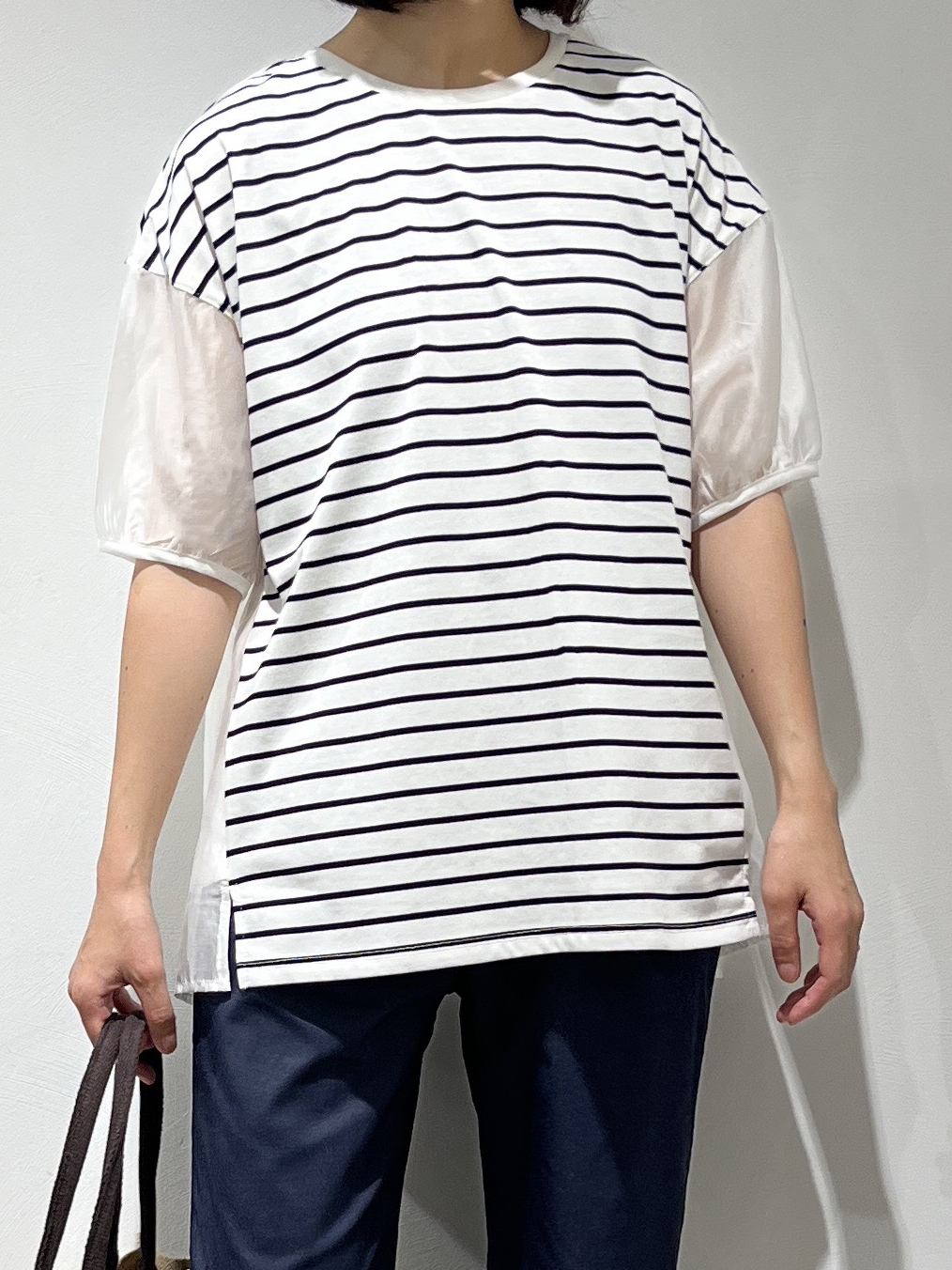 Fujiharuさんの「grove｜【貴島明日香さん着用/UVカット】体型カバー叶う、バックプリーツTシャツ」を使ったコーディネート
