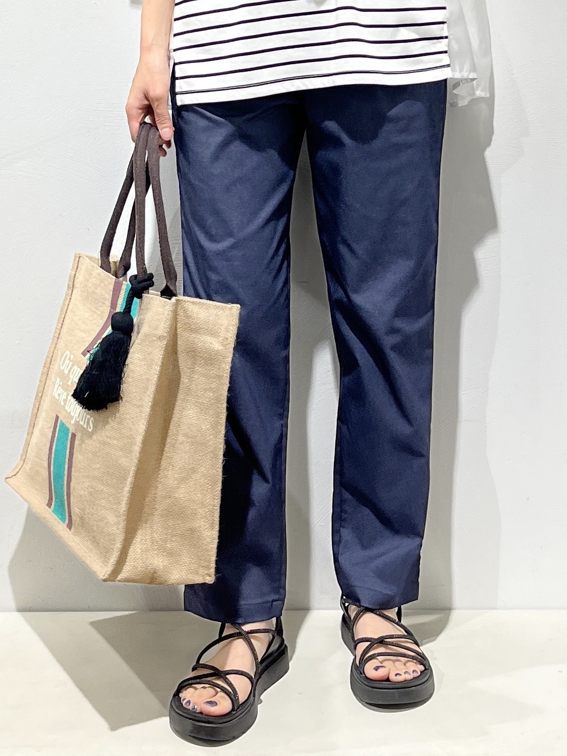 Fujiharuさんの「grove｜【貴島明日香さん着用/UVカット】体型カバー叶う、バックプリーツTシャツ」を使ったコーディネート