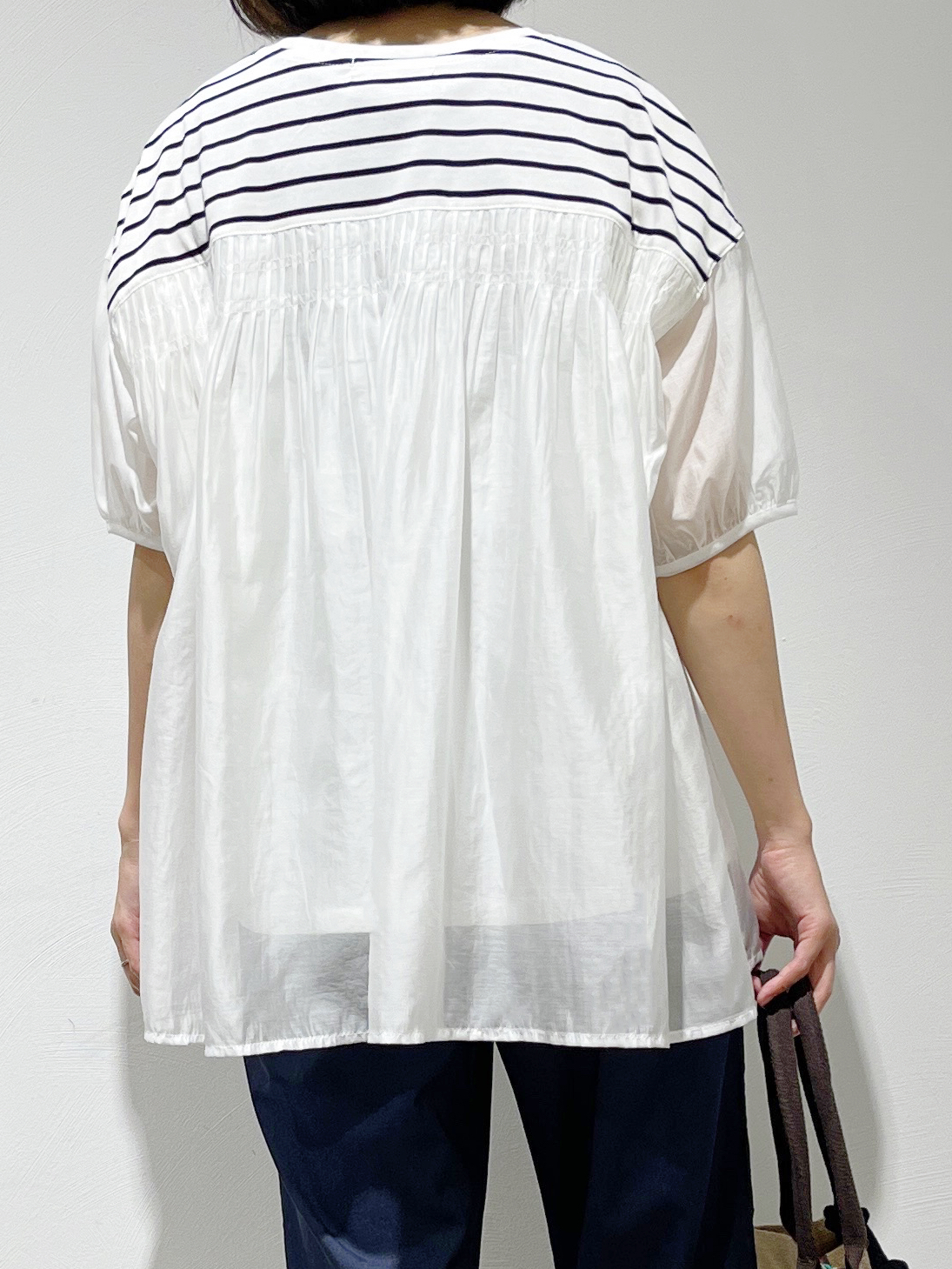 Fujiharuさんの「grove｜【貴島明日香さん着用/UVカット】体型カバー叶う、バックプリーツTシャツ」を使ったコーディネート
