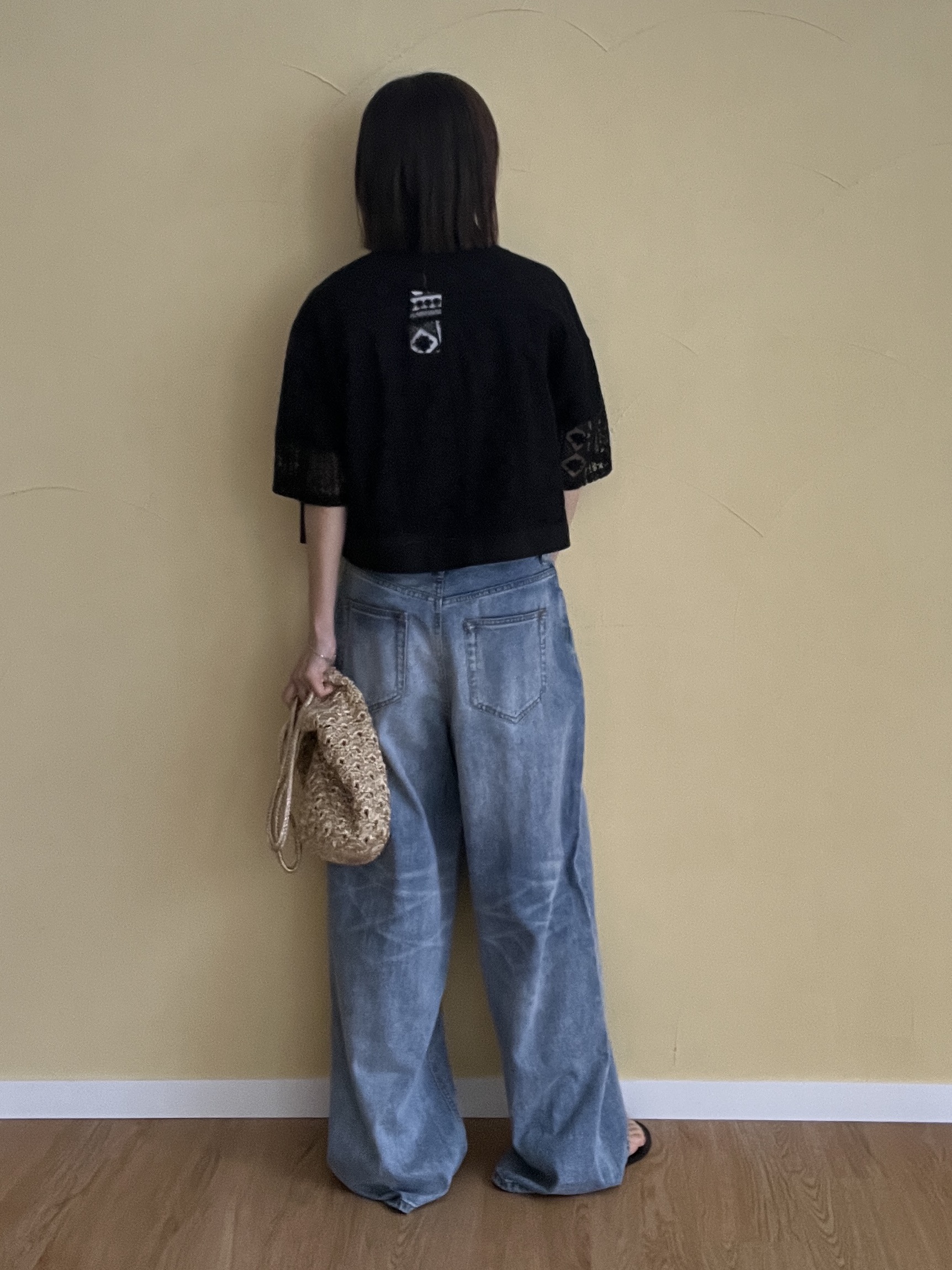misaさんの「DRESSTERIOR｜【着映え/ハーフ袖】ウォッシャブルレース クロップドシャツ」を使ったコーディネート
