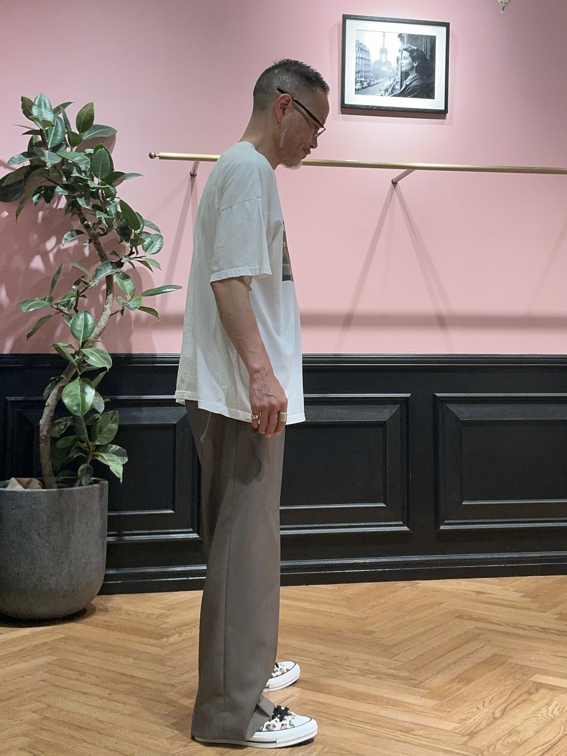 torigoeさんの「DRESSTERIOR｜REMI RELIEF(レミリリーフ) THE LAST SUPPER TEE（ザ ラスト サパー 」を使ったコーディネート