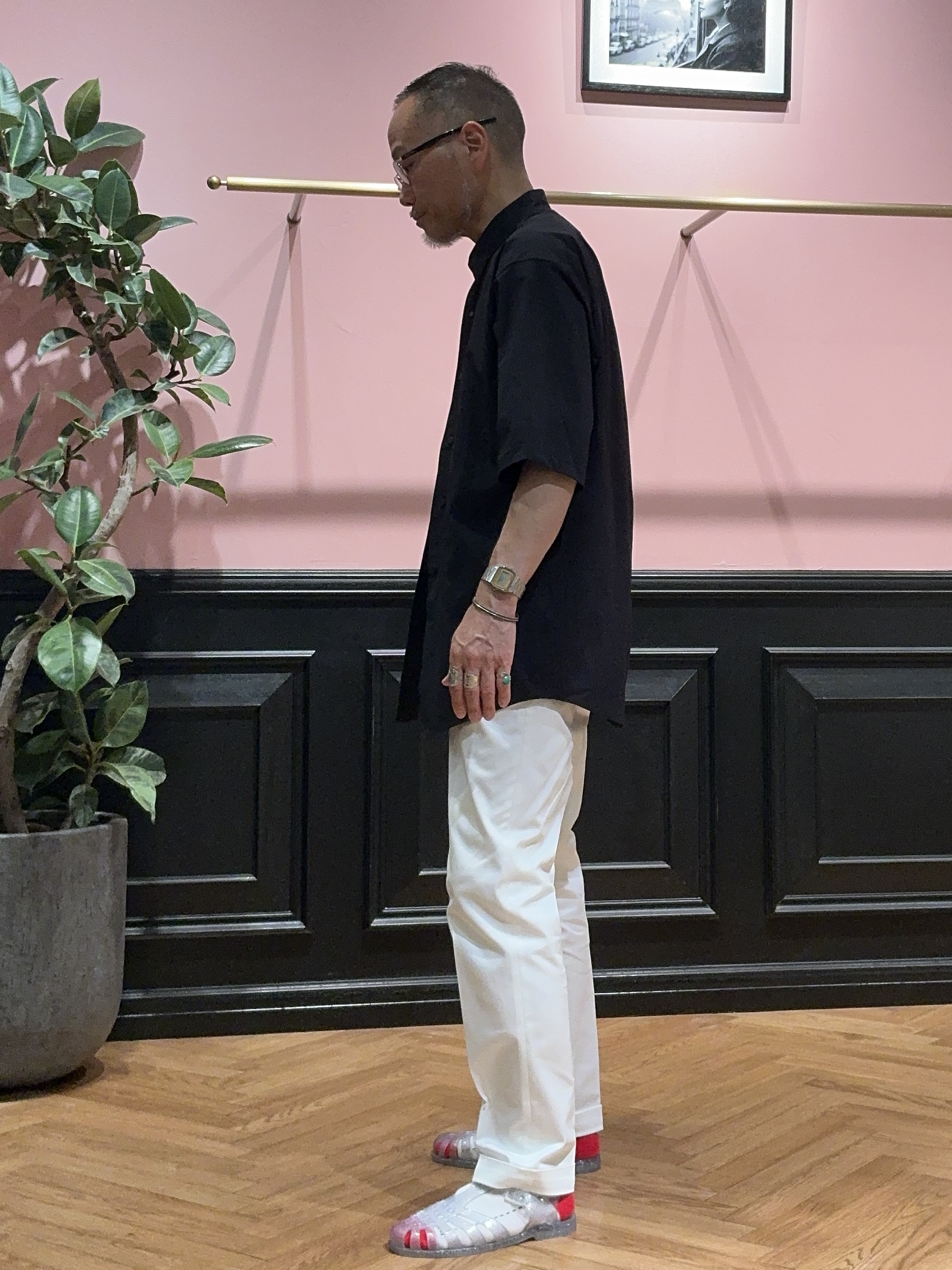 torigoeさんの「DRESSTERIOR｜【干場義雅&times;K－3B&times;DRESSTERIOR】ストレッチシャツ」を使ったコーディネート