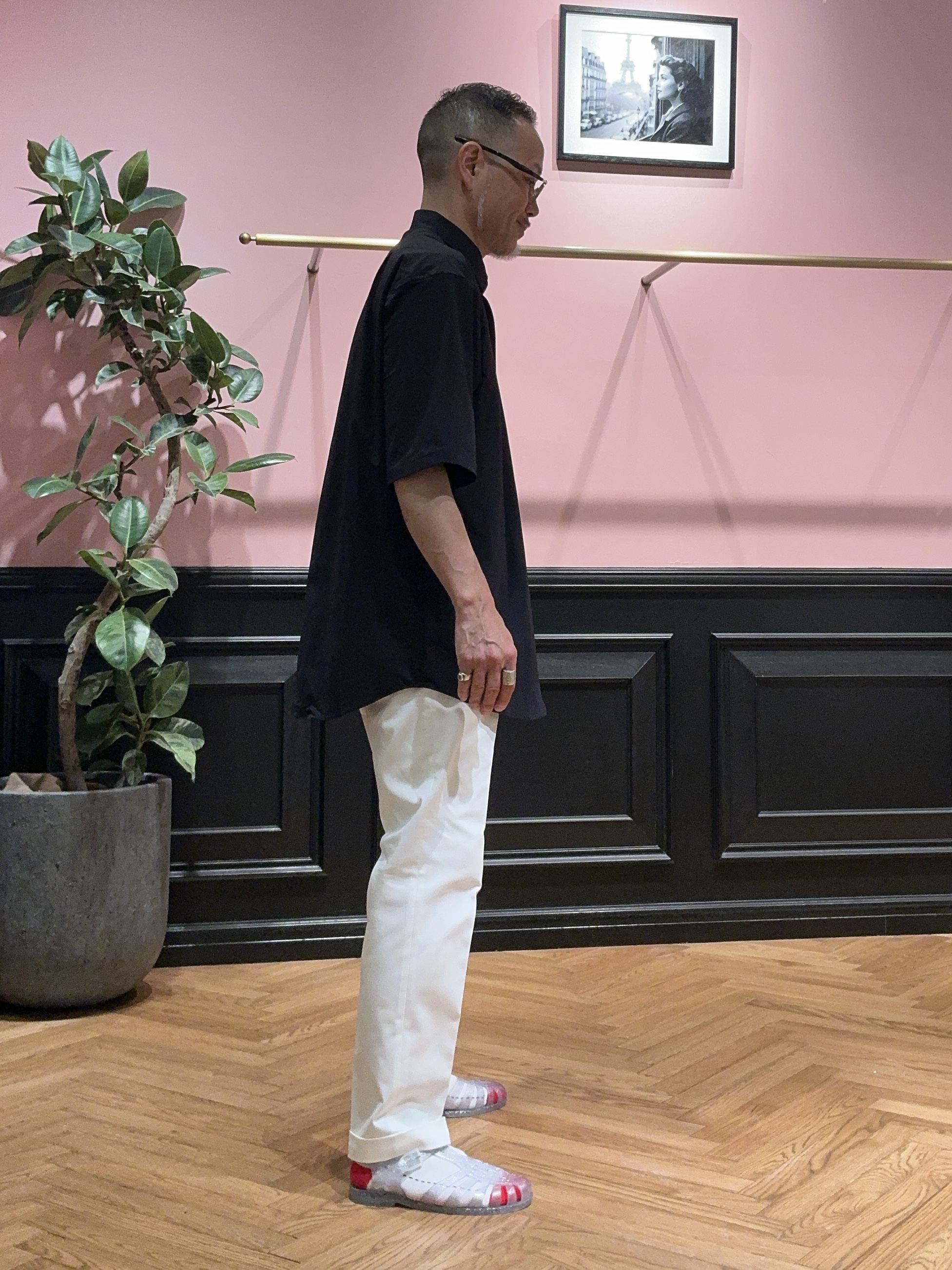 torigoeさんの「DRESSTERIOR｜【干場義雅&times;K－3B&times;DRESSTERIOR】ストレッチシャツ」を使ったコーディネート