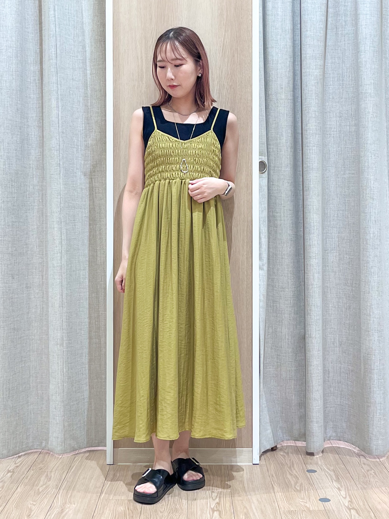 みーちゃんさんの「grove｜高評価！【接触冷感／UVカットetc】ベーシックショートカーディガン」を使ったコーディネート