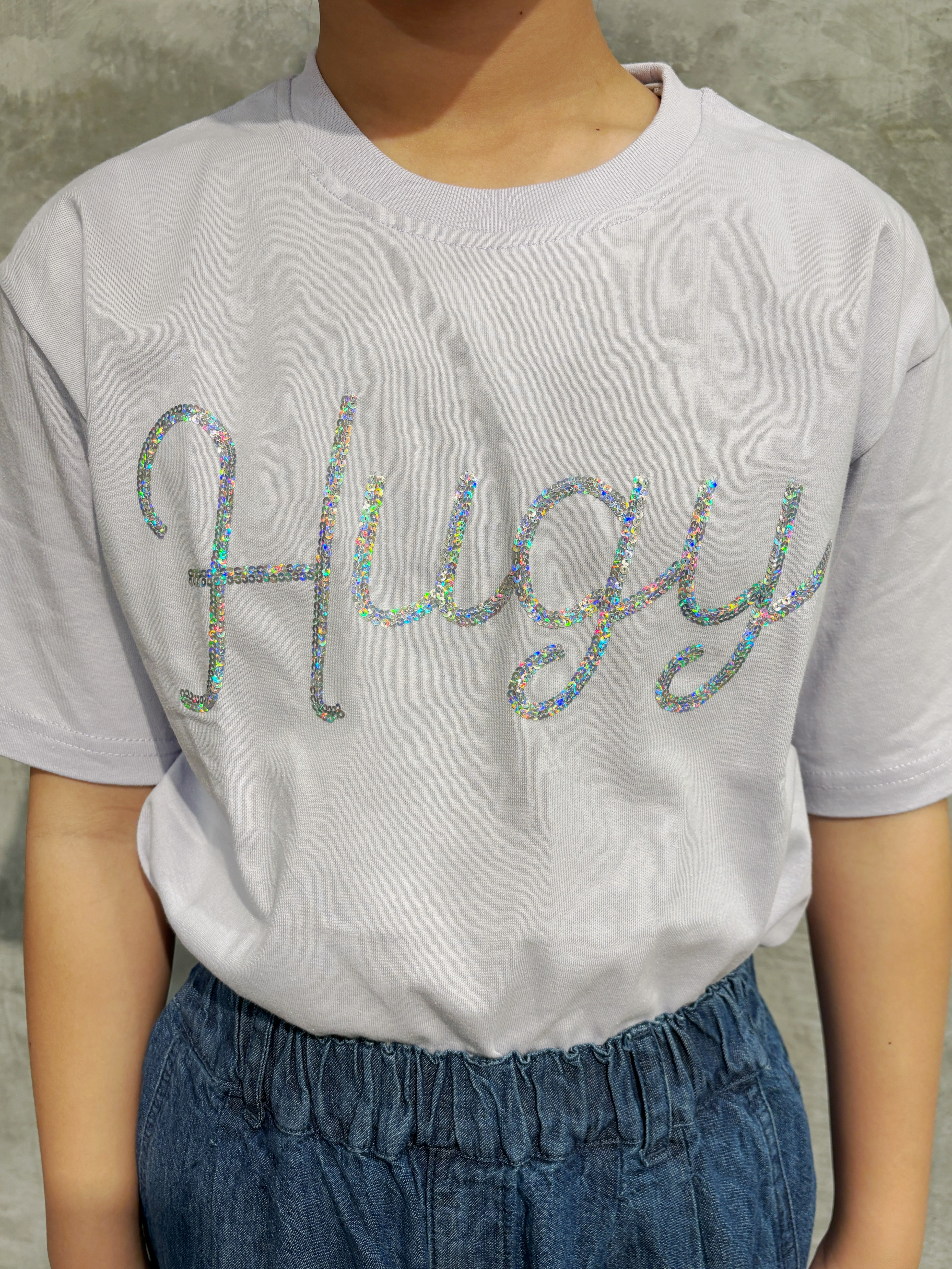 naokoさんの「THE SHOP TK｜天竺アソートプリント半袖Tシャツ 幾何学アート、スパンコール、飛行機」を使ったコーディネート
