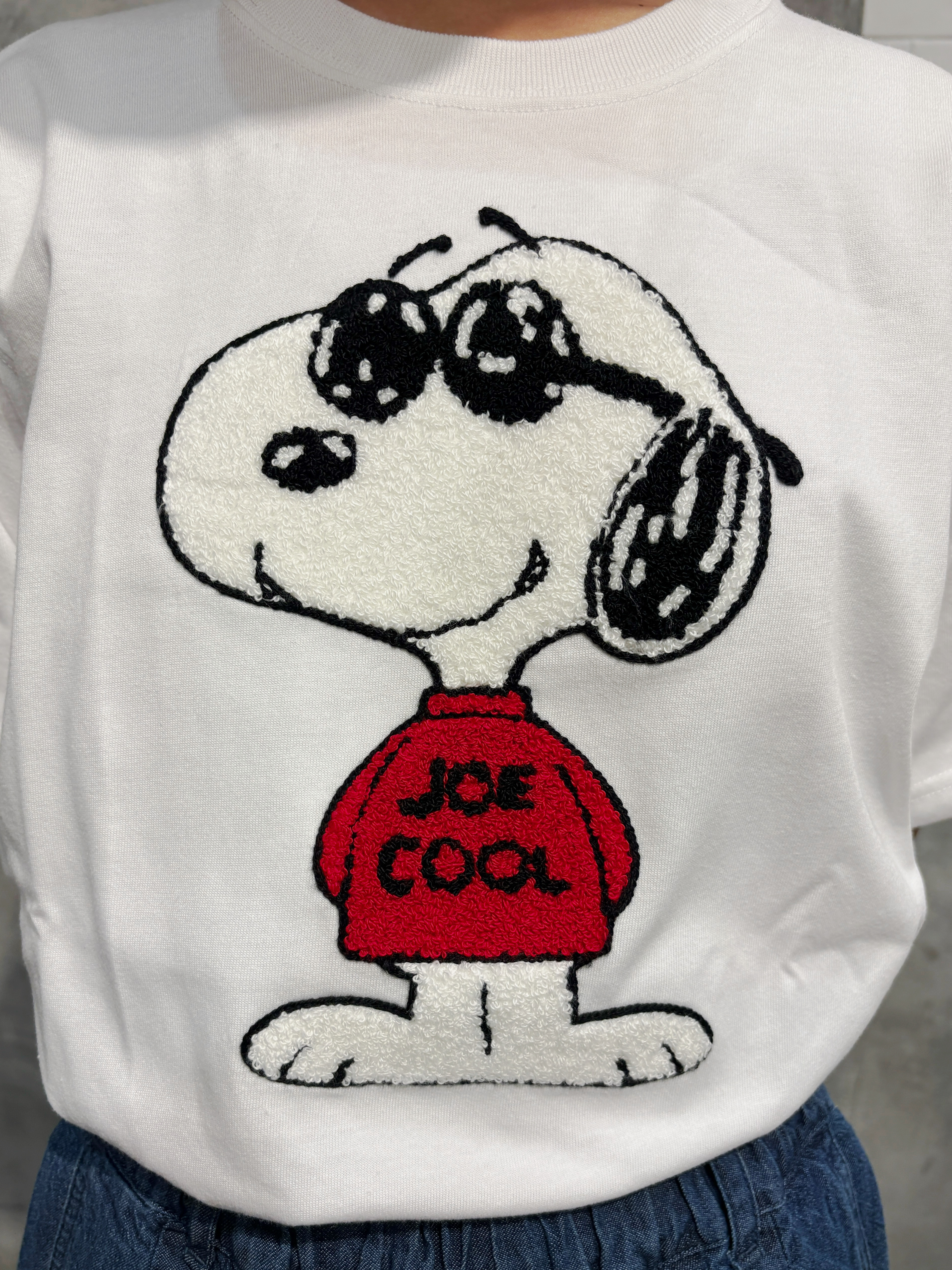 naokoさんの「THE SHOP TK｜PEANUTS ／ ピーナッツ スヌーピー さがら刺繍 半袖Tシャツ」を使ったコーディネート