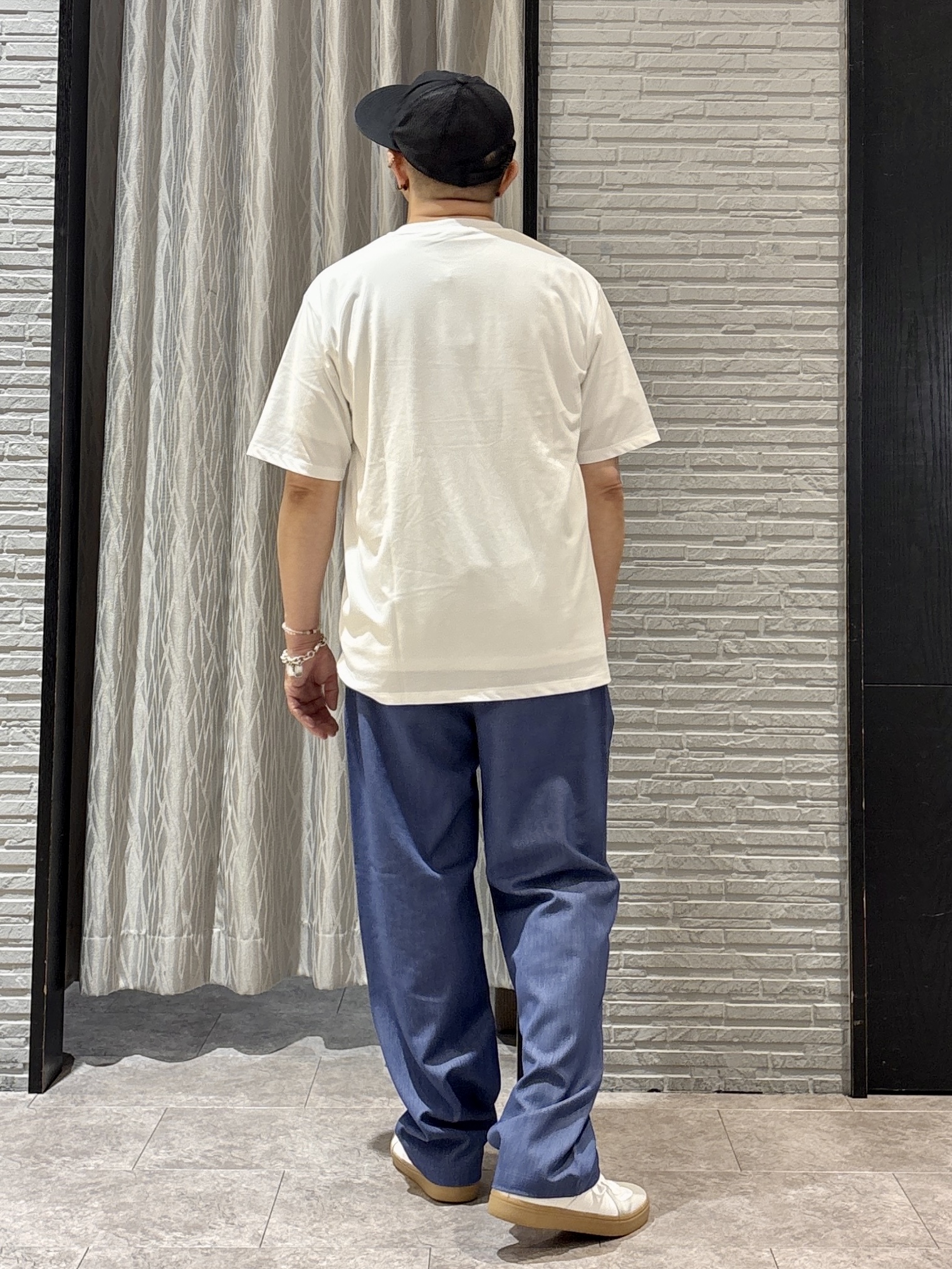 Pーyamaさんの「THE SHOP TK｜サッカー ギンガムチェック 半袖シャツ 洗濯機OK」を使ったコーディネート