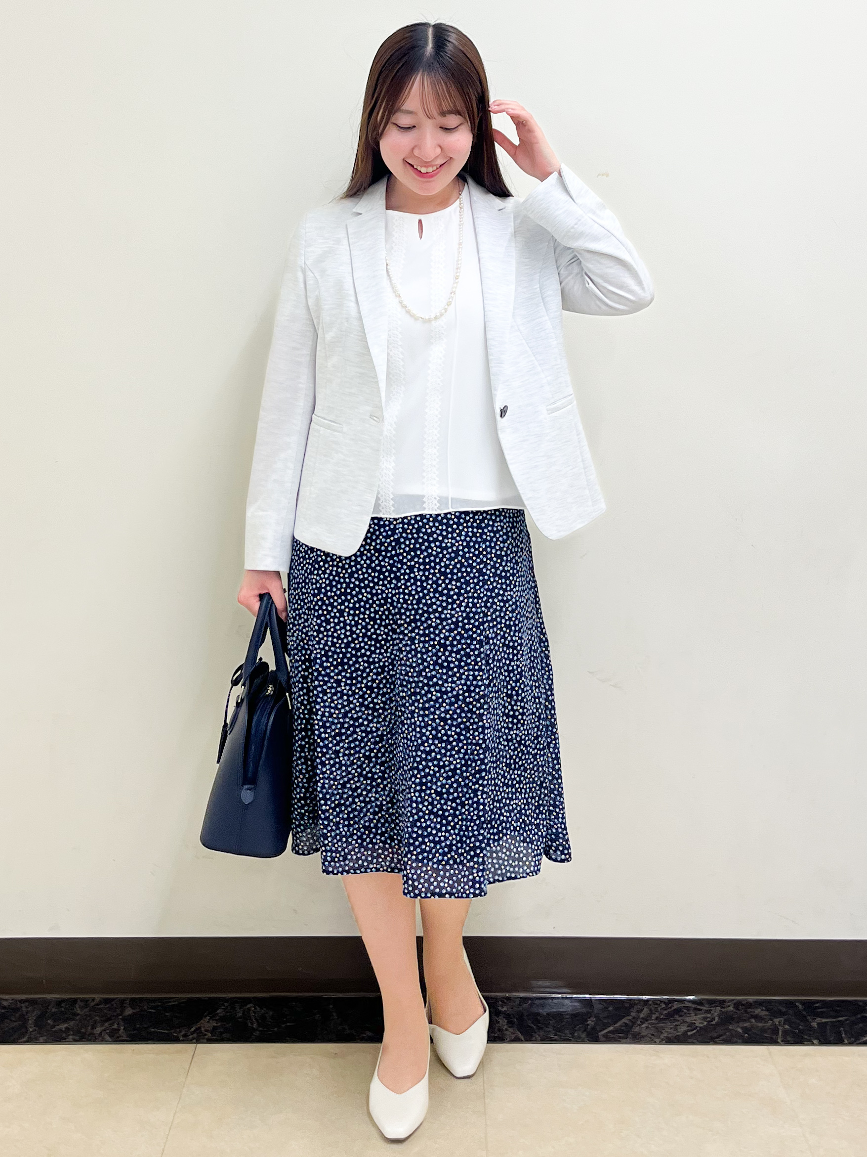 mikikoさんの「Reflect｜【SS-4Lサイズ／UVカット／接触冷感】匠ジャケット／ベーシックテーラード」を使ったコーディネート