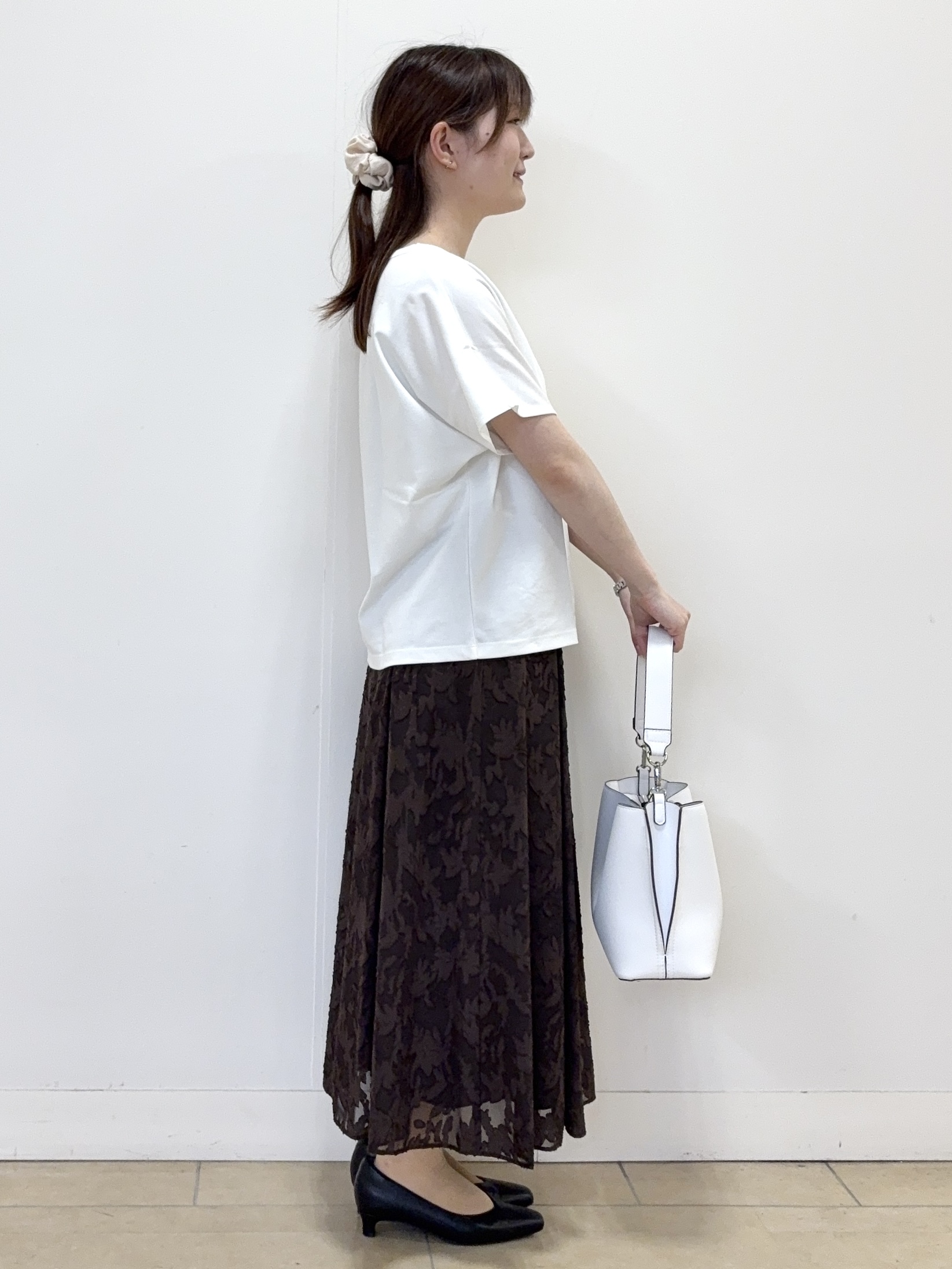 mikiさんの「Reflect｜【UVカット／接触冷感／吸水速乾】フレアスリーブプルオーバー」を使ったコーディネート