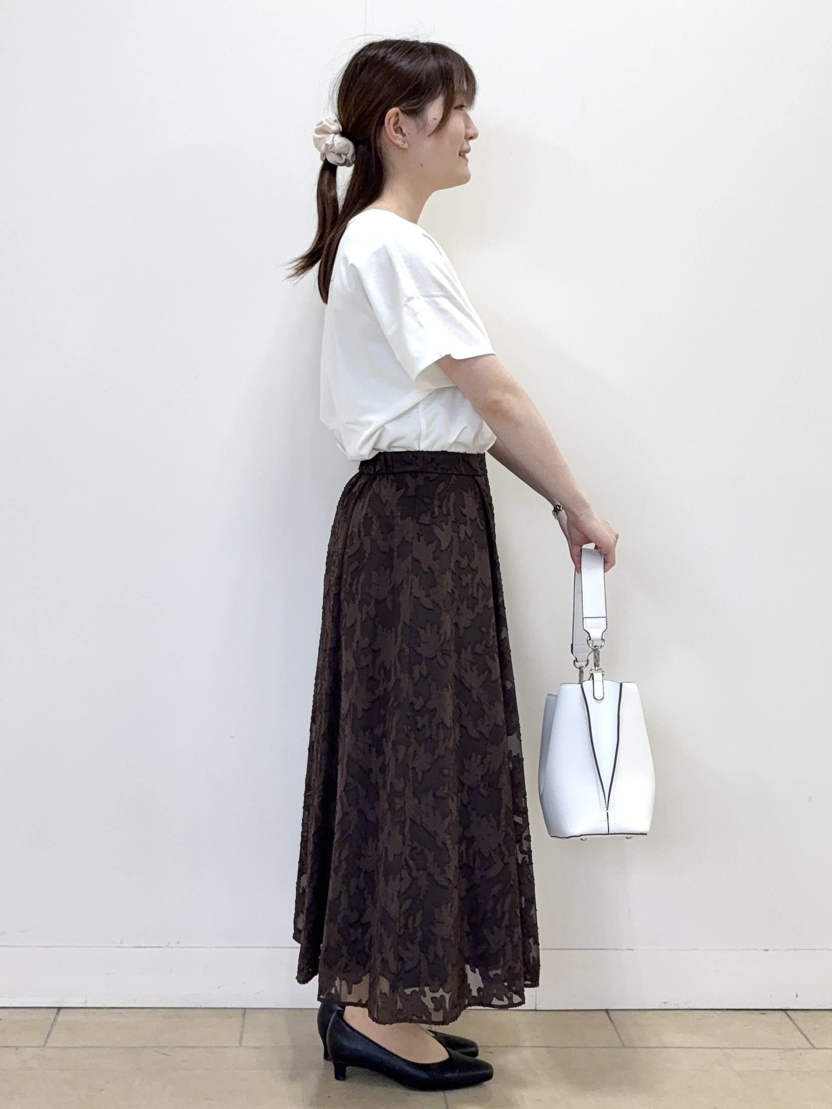 mikiさんの「Reflect｜【UVカット／接触冷感／吸水速乾】フレアスリーブプルオーバー」を使ったコーディネート