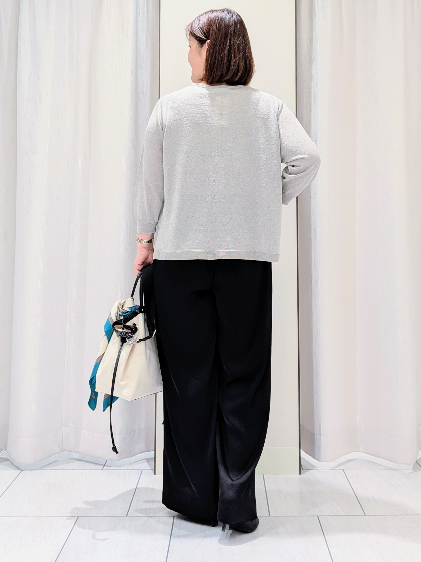 Onumaさんの「UNTITLED｜【ゆったり/リラクシー】リネンボートネックプルオーバー」を使ったコーディネート