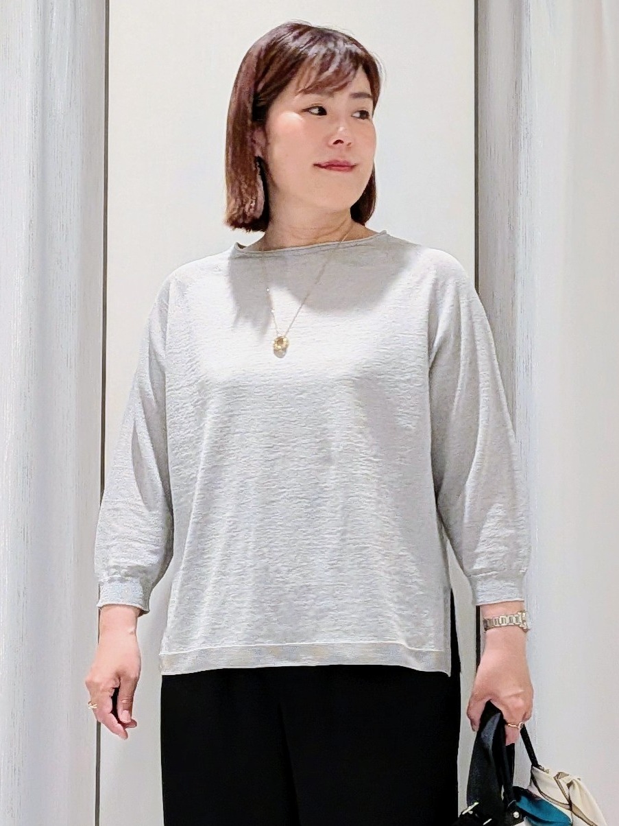 Onumaさんの「UNTITLED｜【ゆったり/リラクシー】リネンボートネックプルオーバー」を使ったコーディネート