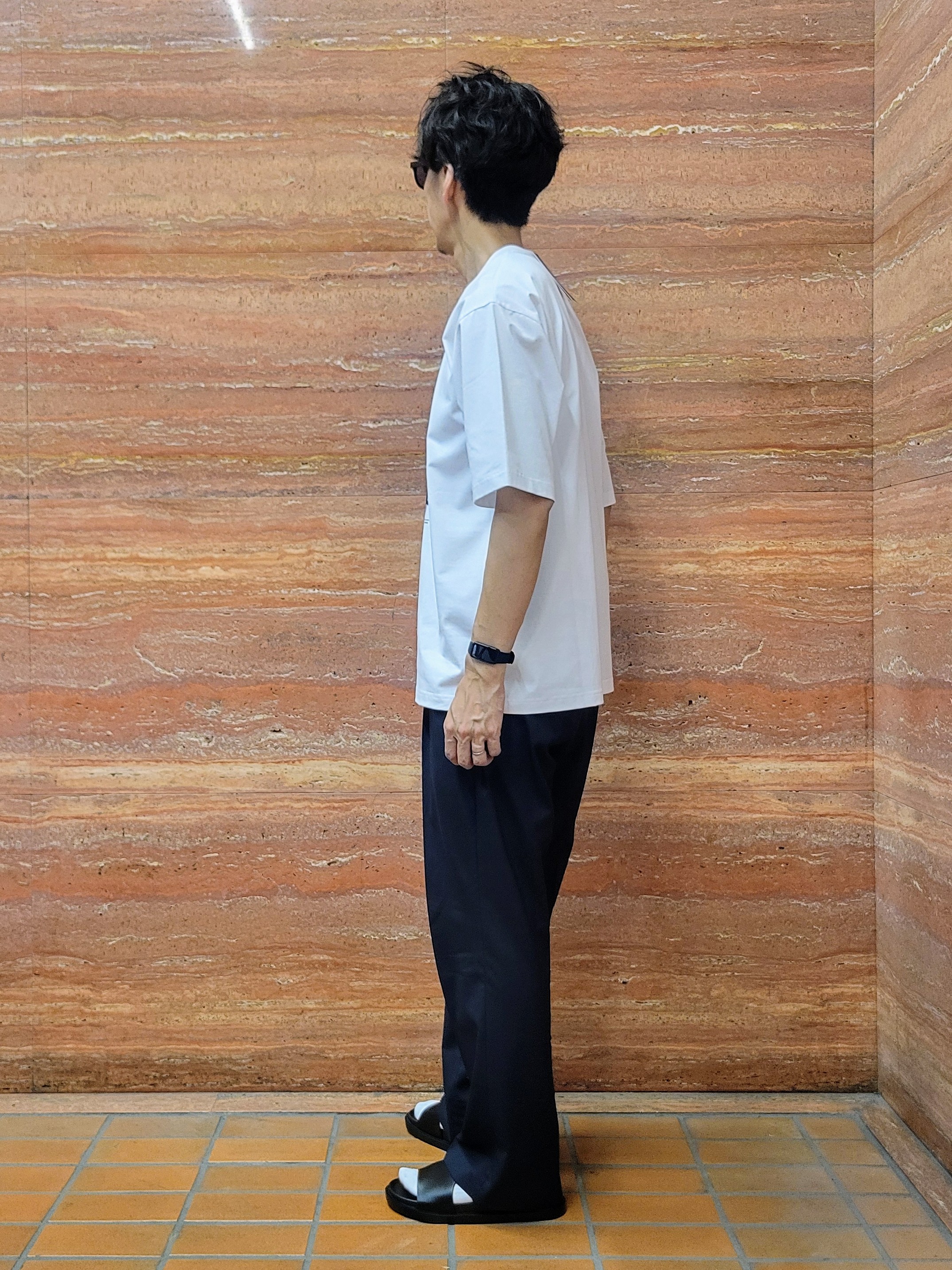piroyaさんの「TAKEO KIKUCHI｜【BOWLER HAT LABEL】クールデオドラントジャージ ハットスタイルス 半袖Tシャツ」を使ったコーディネート