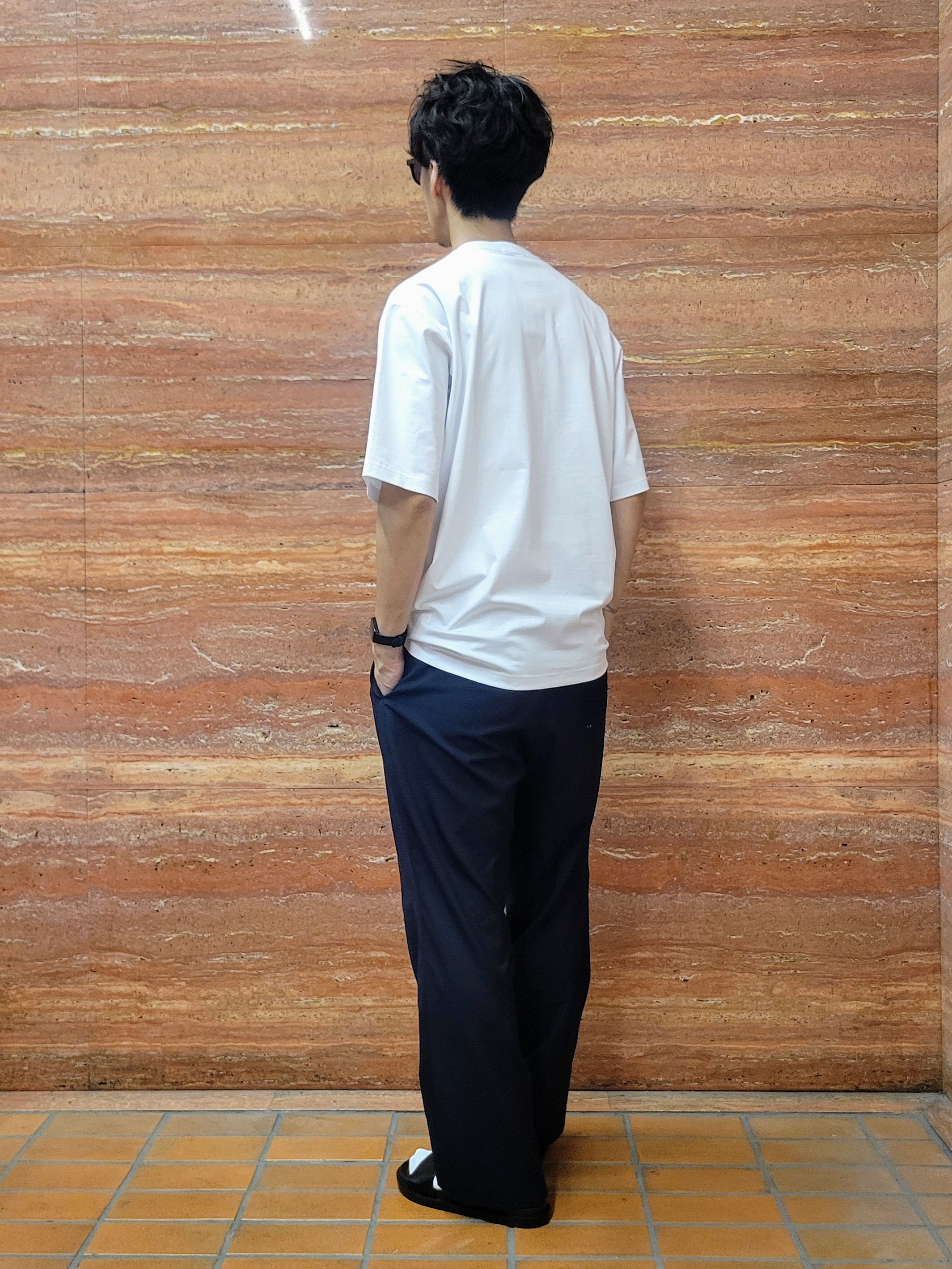 piroyaさんの「TAKEO KIKUCHI｜【BOWLER HAT LABEL】クールデオドラントジャージ ハットスタイルス 半袖Tシャツ」を使ったコーディネート