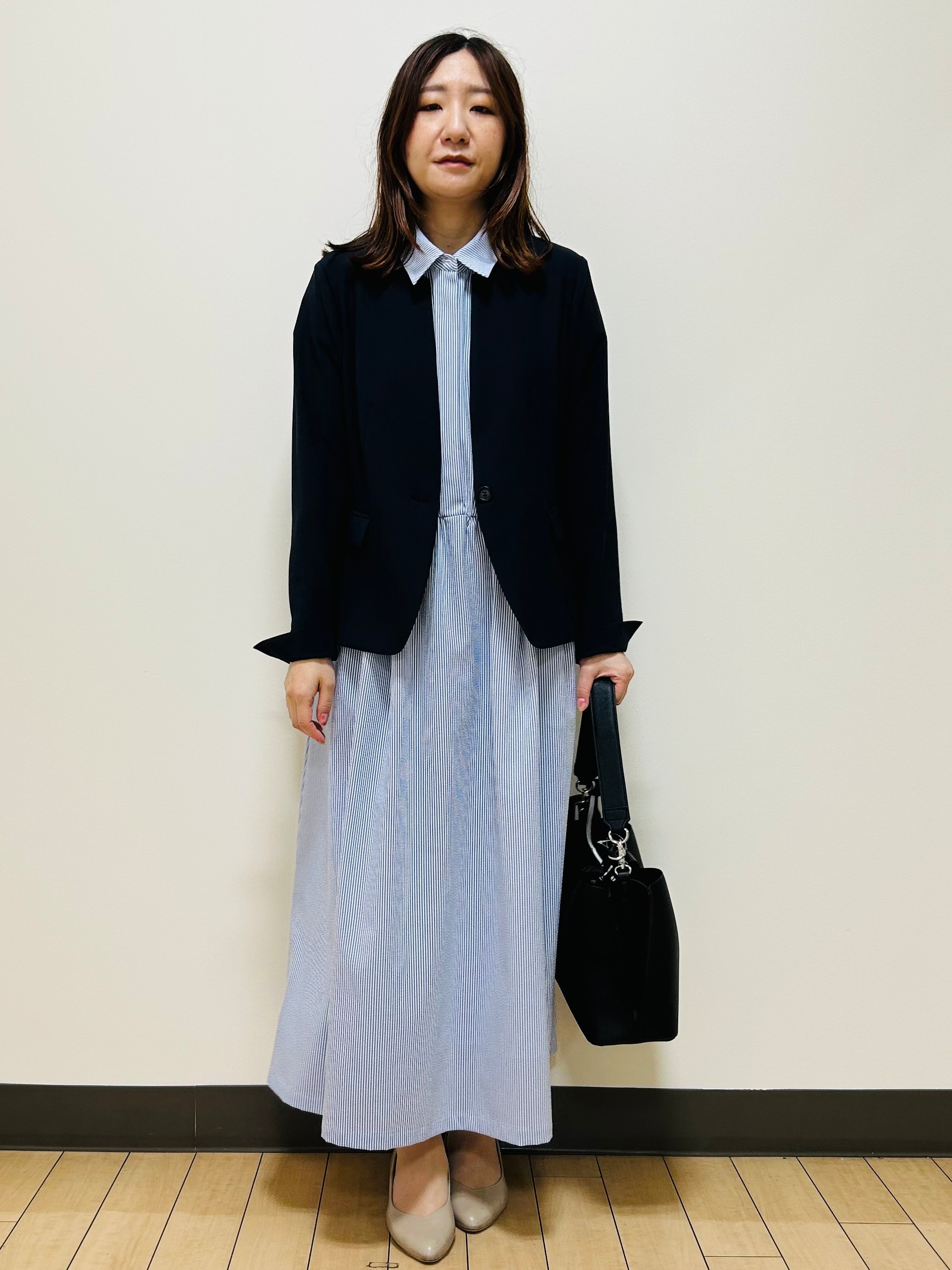 miiiさんの「Reflect｜【UVカット／接触冷感／セットアップ可】ノーカラージャケット」を使ったコーディネート